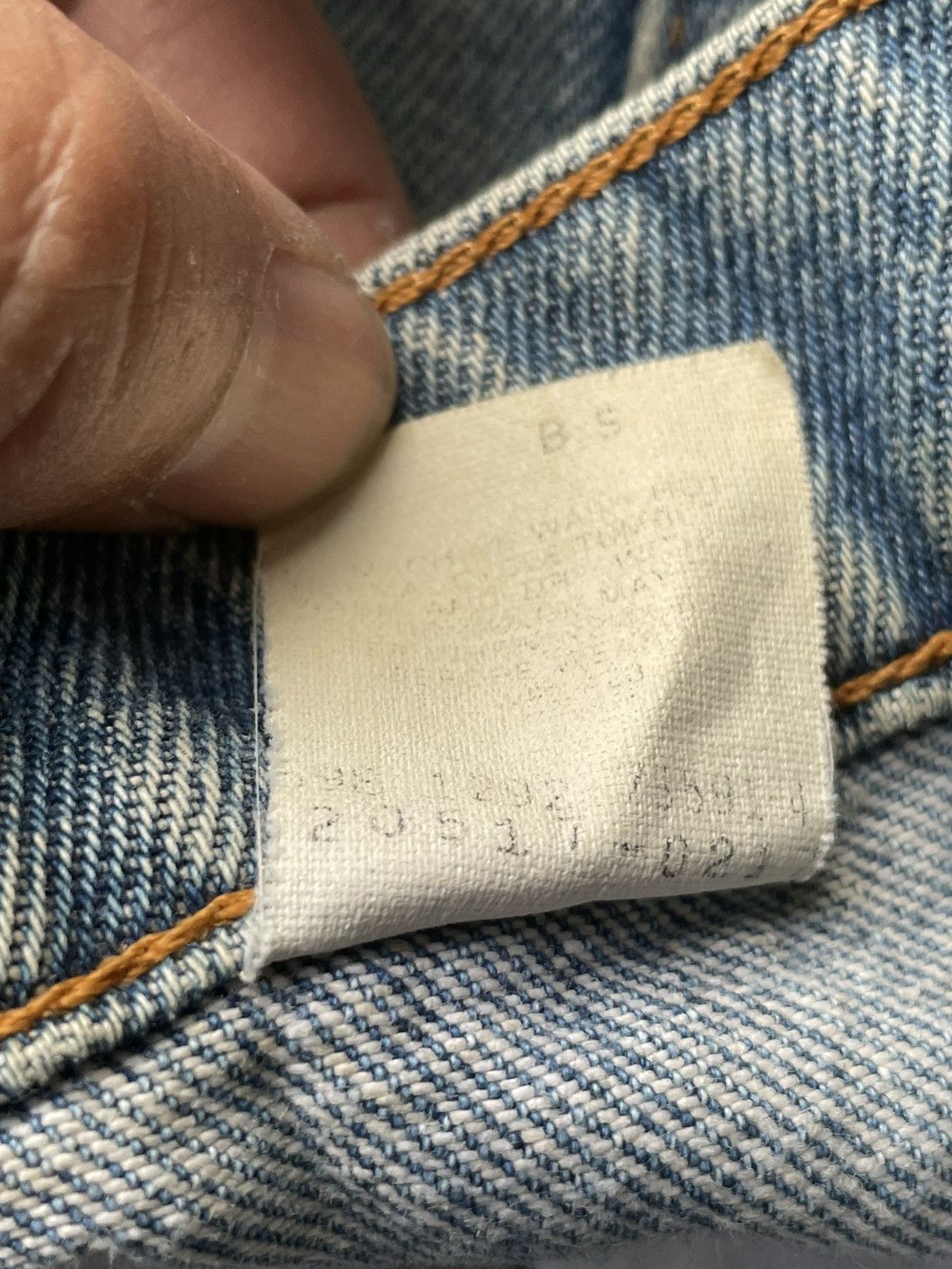 Levi's Levis 517 e Orange Tag Vintage 1992 Aging Distressed Denim Size US 34 / EU 50 - 20 Thumbnail