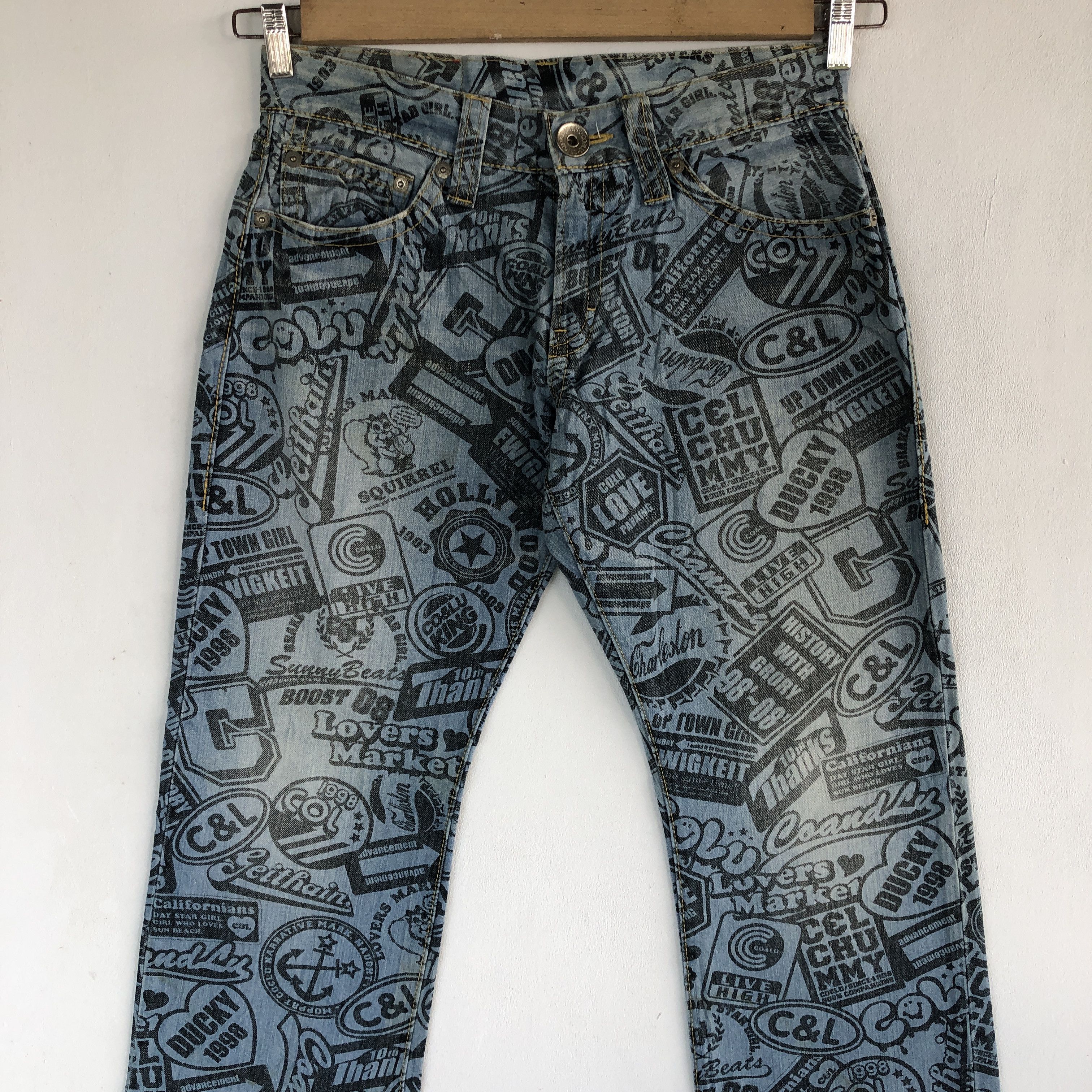Japanese Brand Co Lu Jeans Japanese Hysteric Statement Denim Pants Size US 30 / EU 46 - 5 Thumbnail