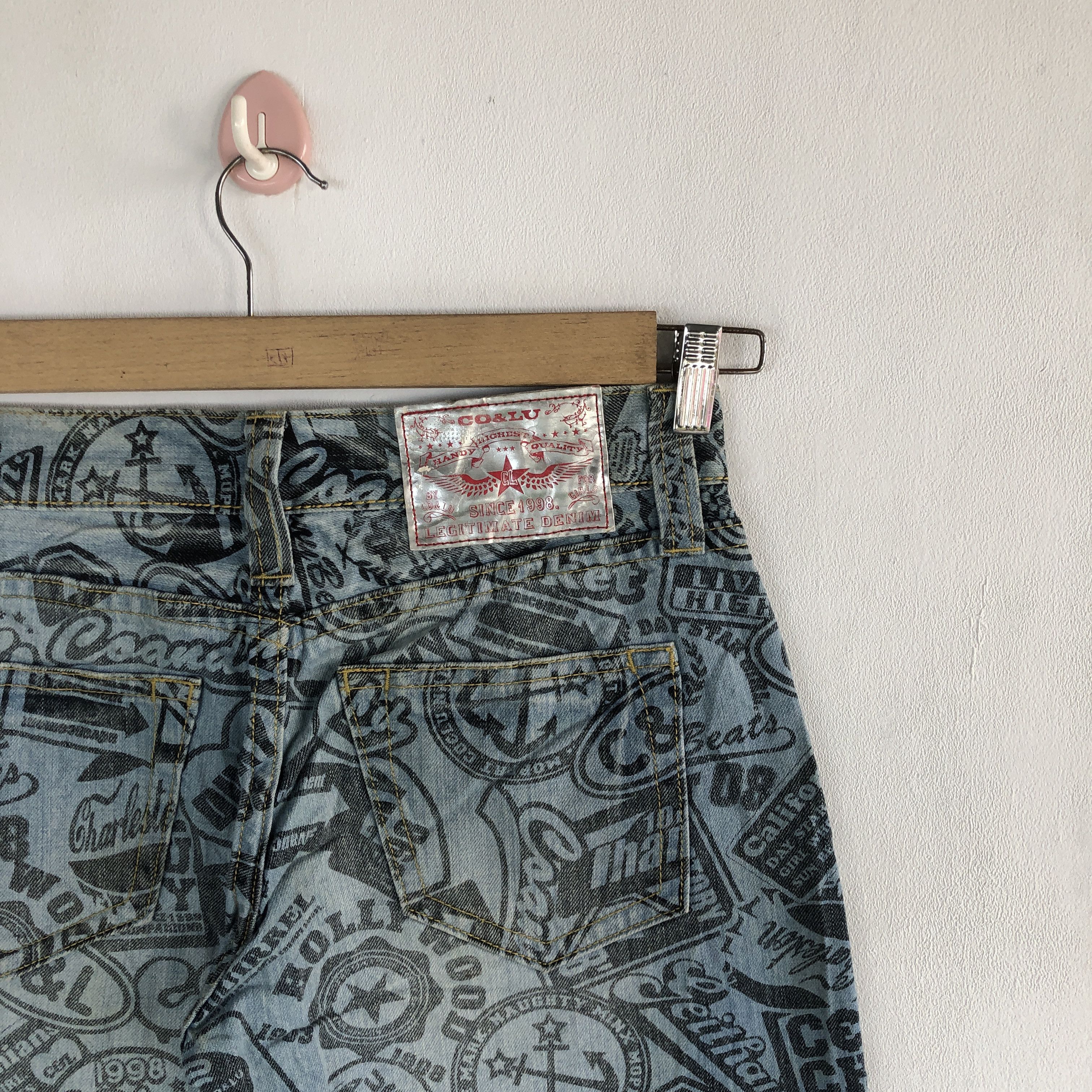 Japanese Brand Co Lu Jeans Japanese Hysteric Statement Denim Pants Size US 30 / EU 46 - 7 Thumbnail