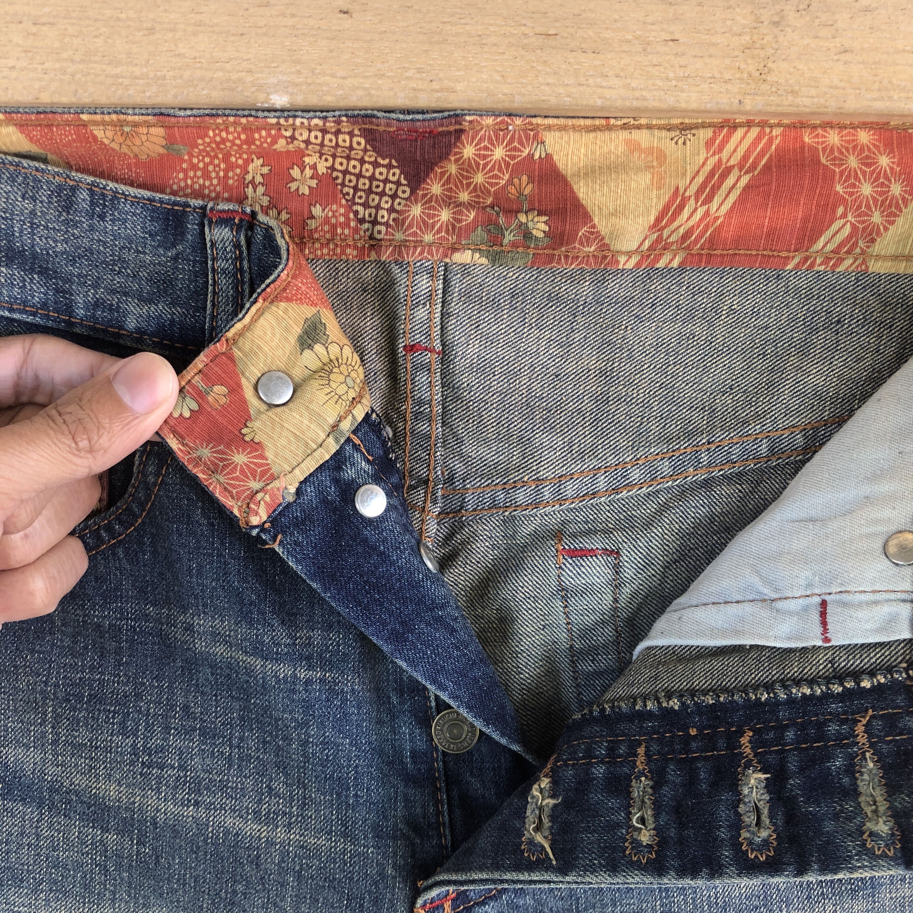 Japanese Brand Crazy Y2K Baggy Japanese Jeans Harajuku Statement Denim Size US 30 / EU 46 - 9 Thumbnail