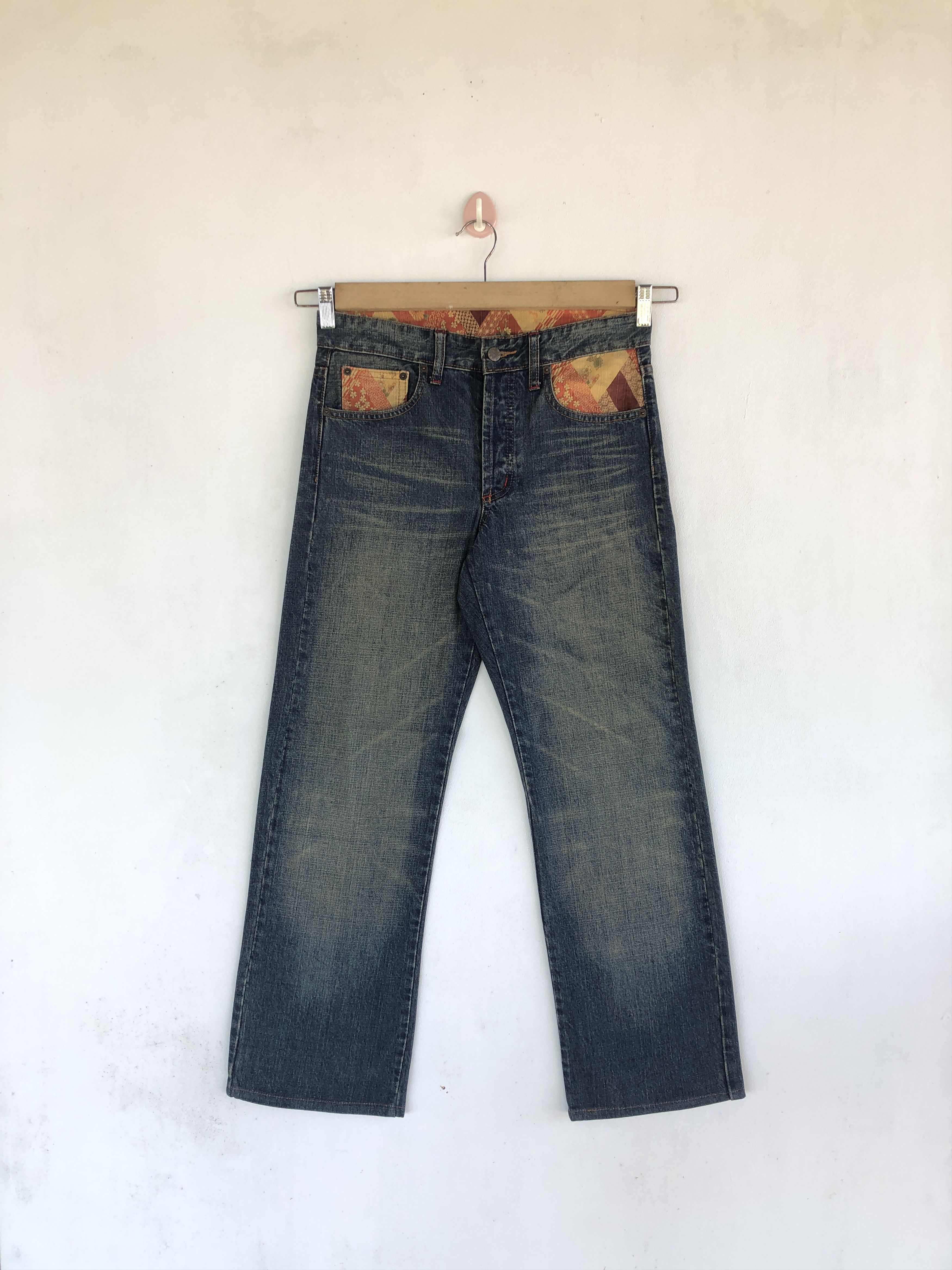 Japanese Brand Crazy Y2K Baggy Japanese Jeans Harajuku Statement Denim Size US 30 / EU 46 - 2 Thumbnail