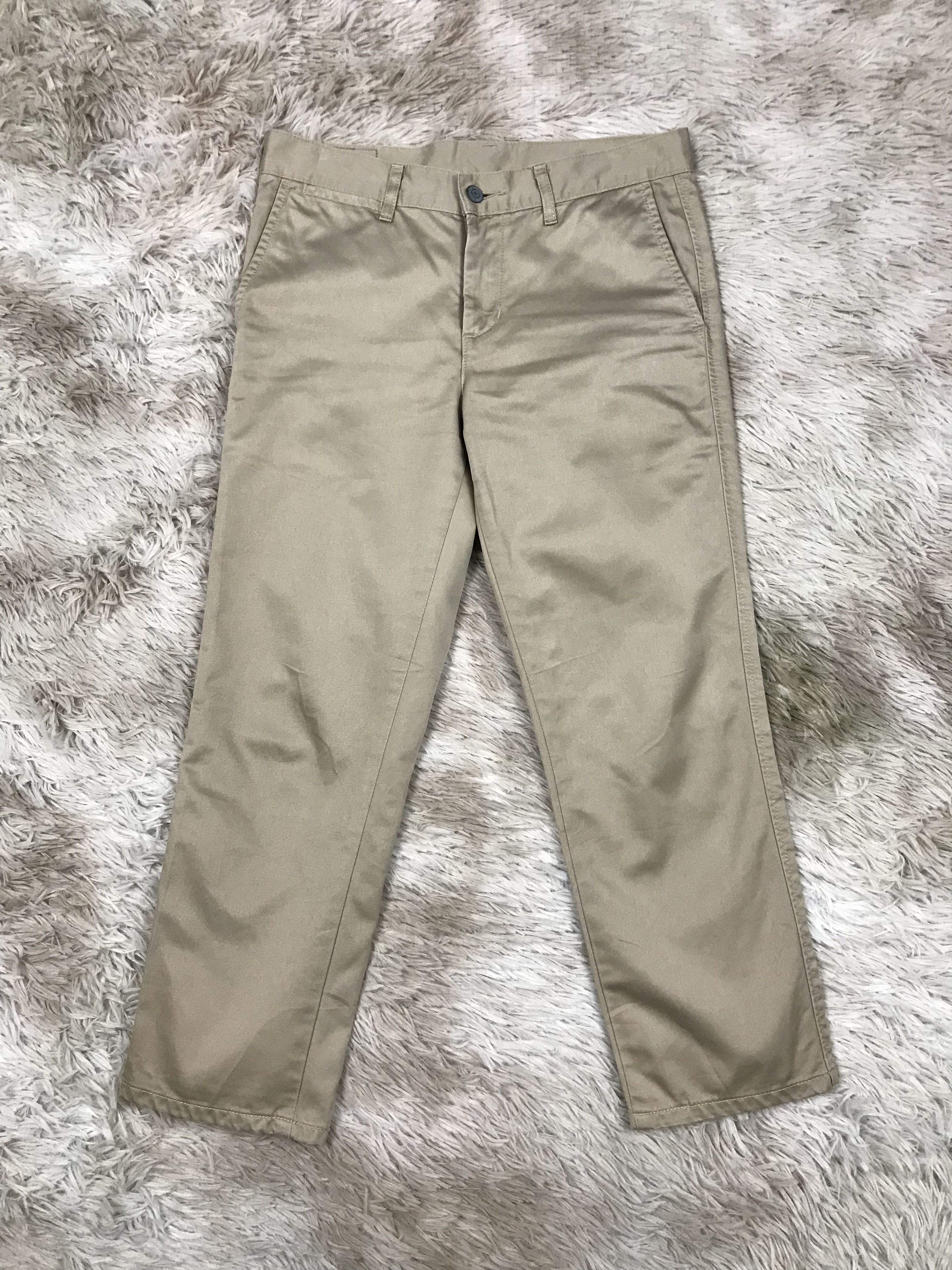 Edwin Margaret Howell Brown Khaki Cropped Pants Military