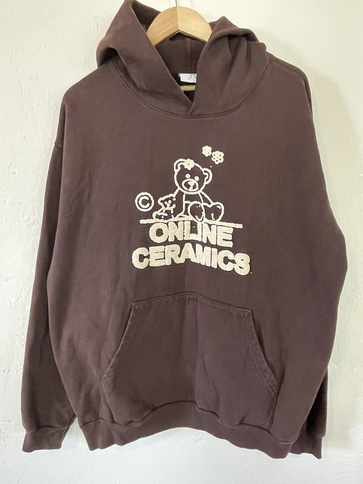 Online Ceramics top Teddy Bear Logo Hoodie