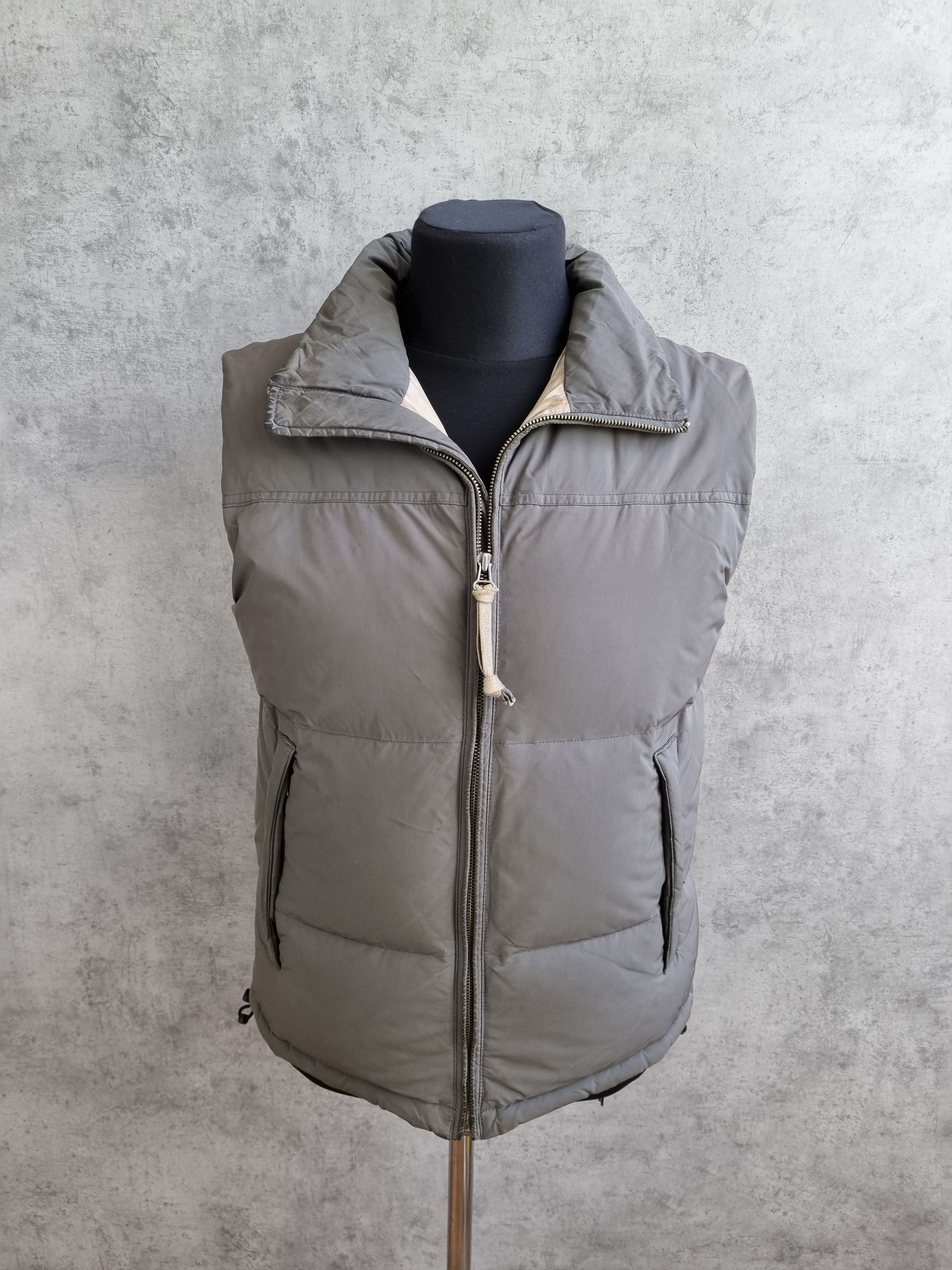 image of C P Company x Vintage 2007 Vintage Cp Company Nylon Down Vest Made In Italy in Grey (Size Medium)