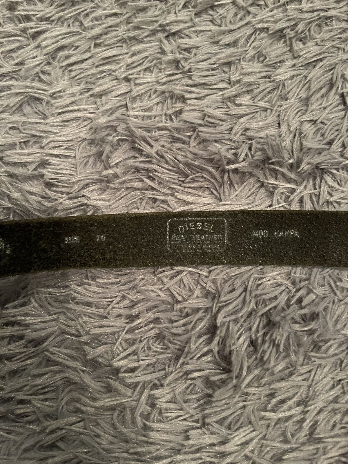 Cowboy Equipment × Diesel × Vintage Diesel 90s vintage punk logo leather belt 78cm Size 28 - 3 Thumbnail