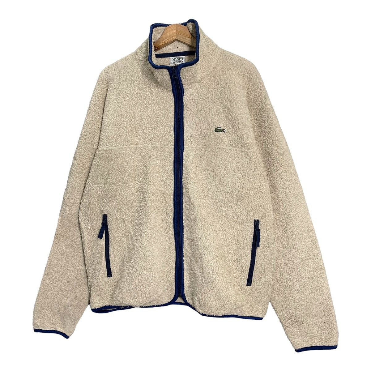 Japanese Brand Vintage Lacoste Small Logo Zipper Fleece Size L Size US M / EU 48-50 / 2 - 3 Thumbnail