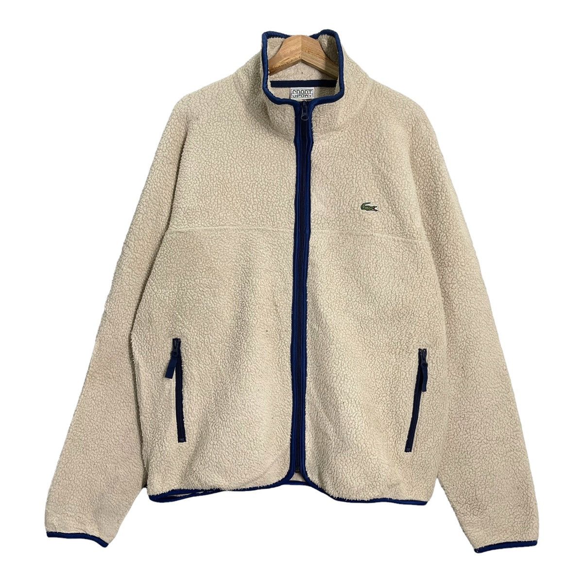 Japanese Brand Vintage Lacoste Small Logo Zipper Fleece Size L Size US M / EU 48-50 / 2 - 1 Thumbnail