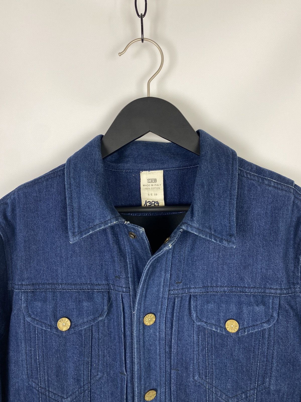 Diesel S/S 2009 Sample Diesel Type 3 Denim Trucker Jacket Size US L / EU 52-54 / 3 - 2 Thumbnail