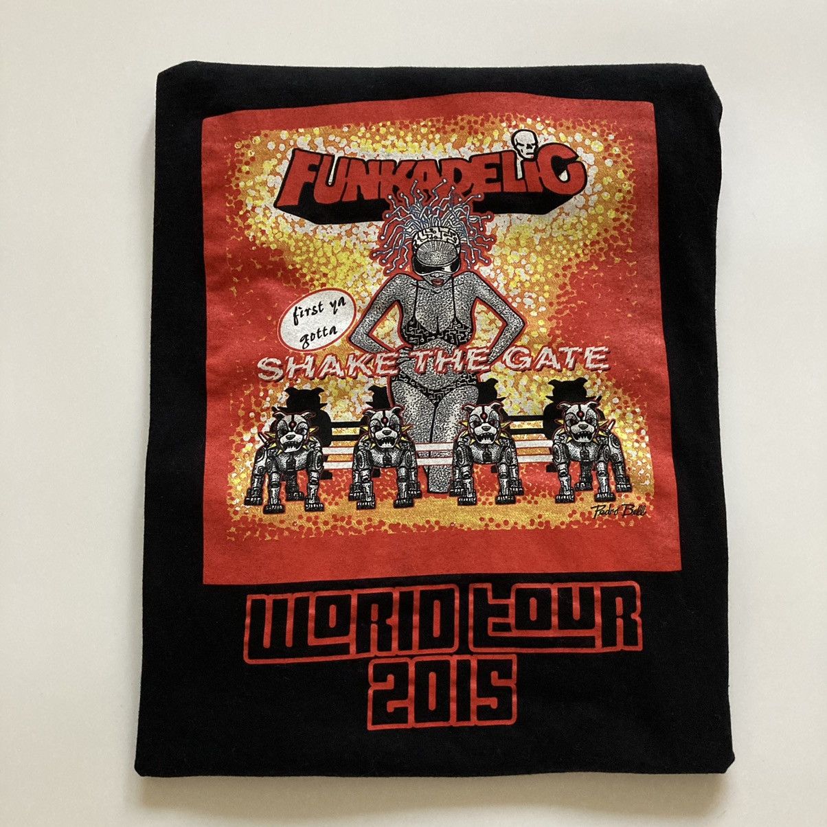 Band Tees funkadelic first ya gotta shake the gate word tour rap tee Size US L / EU 52-54 / 3 - 5 Thumbnail