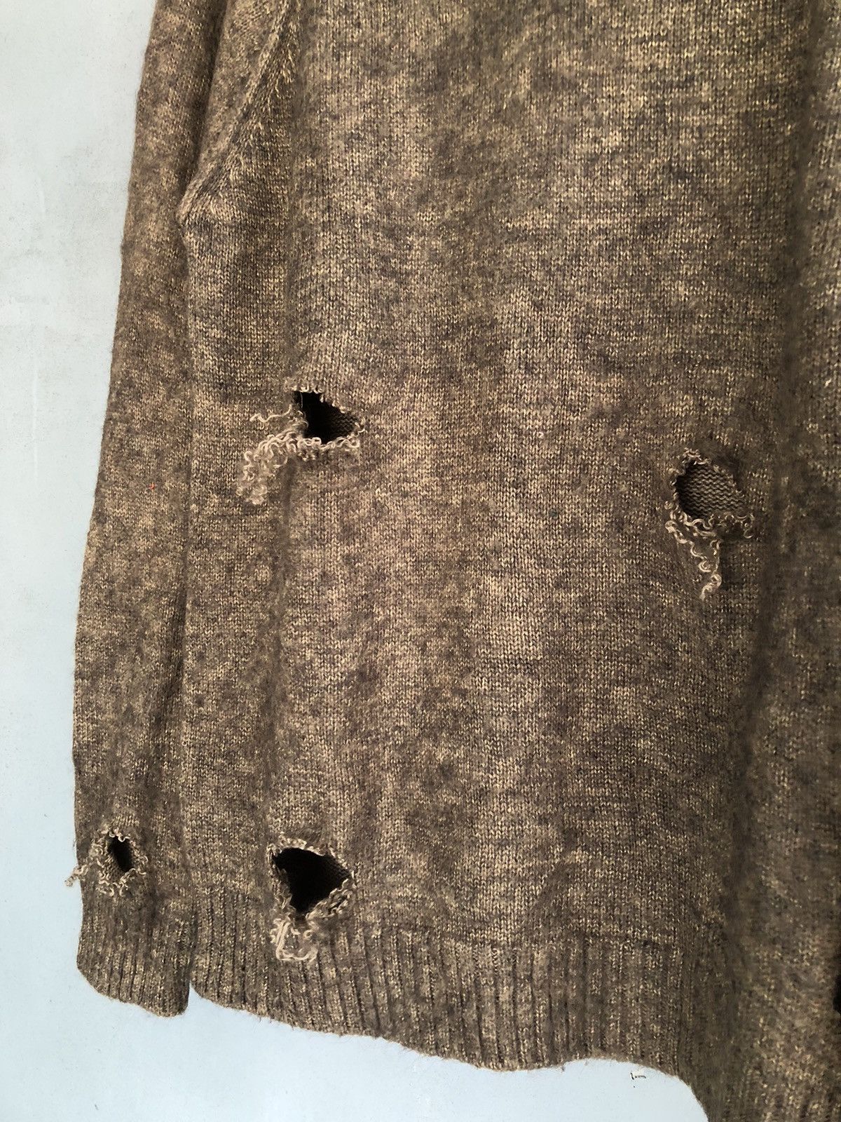 If Six Was Nine × Japanese Brand × Le Grande Bleu (L.G.B.) Distressed Bayflow Knitwear Brown Japan Style Size US M / EU 48-50 / 2 - 4 Thumbnail