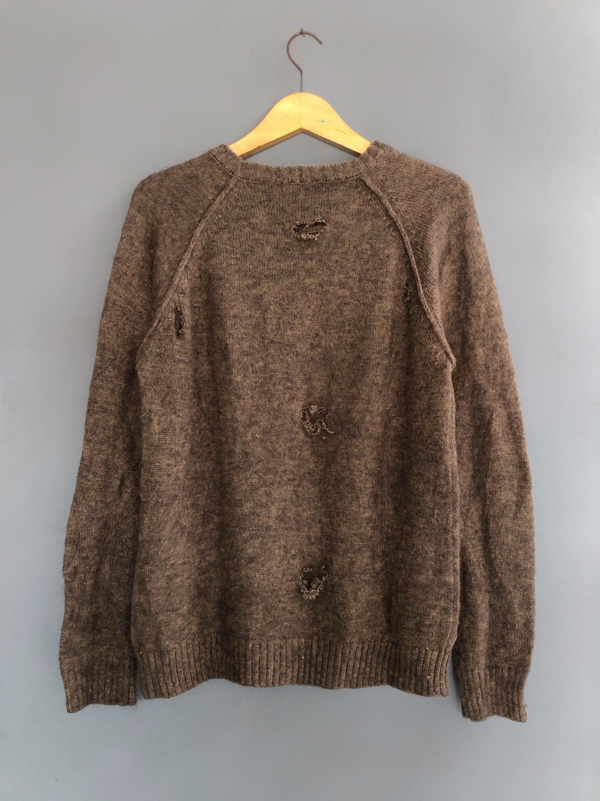 If Six Was Nine × Japanese Brand × Le Grande Bleu (L.G.B.) Distressed Bayflow Knitwear Brown Japan Style Size US M / EU 48-50 / 2 - 5 Thumbnail
