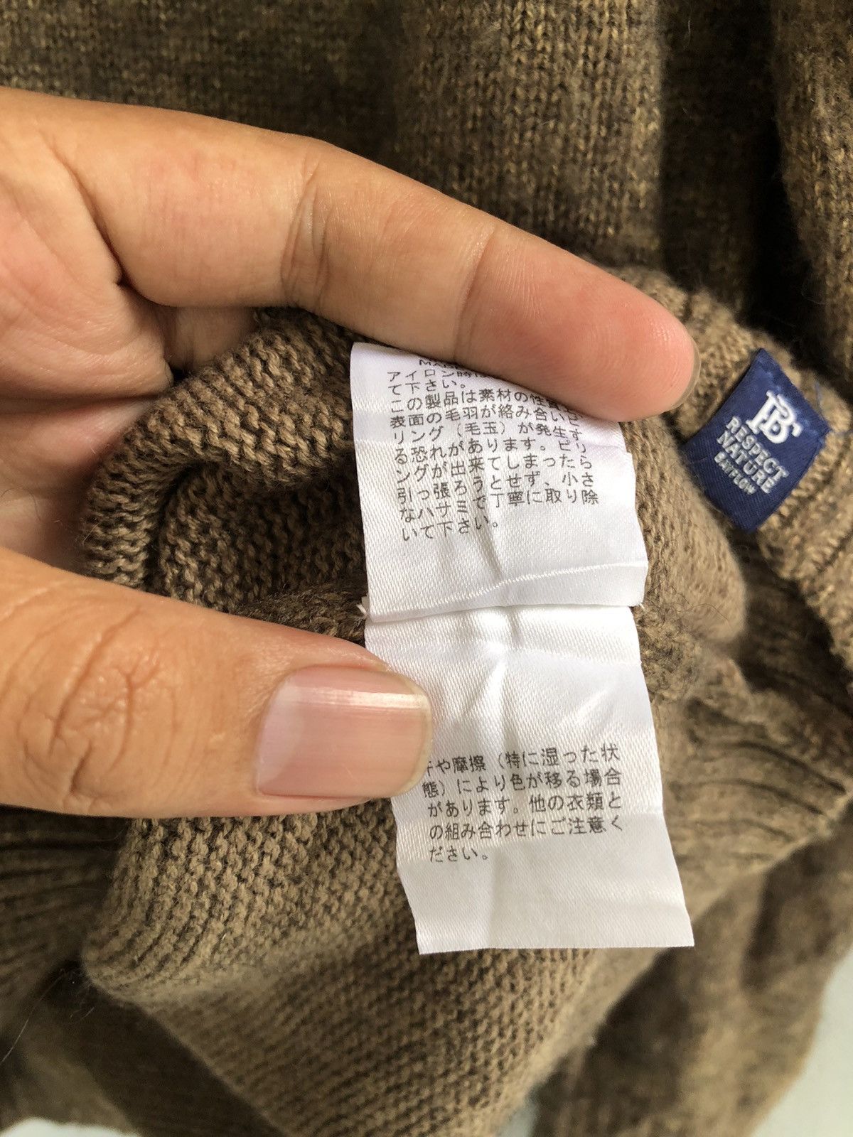 If Six Was Nine × Japanese Brand × Le Grande Bleu (L.G.B.) Distressed Bayflow Knitwear Brown Japan Style Size US M / EU 48-50 / 2 - 10 Thumbnail