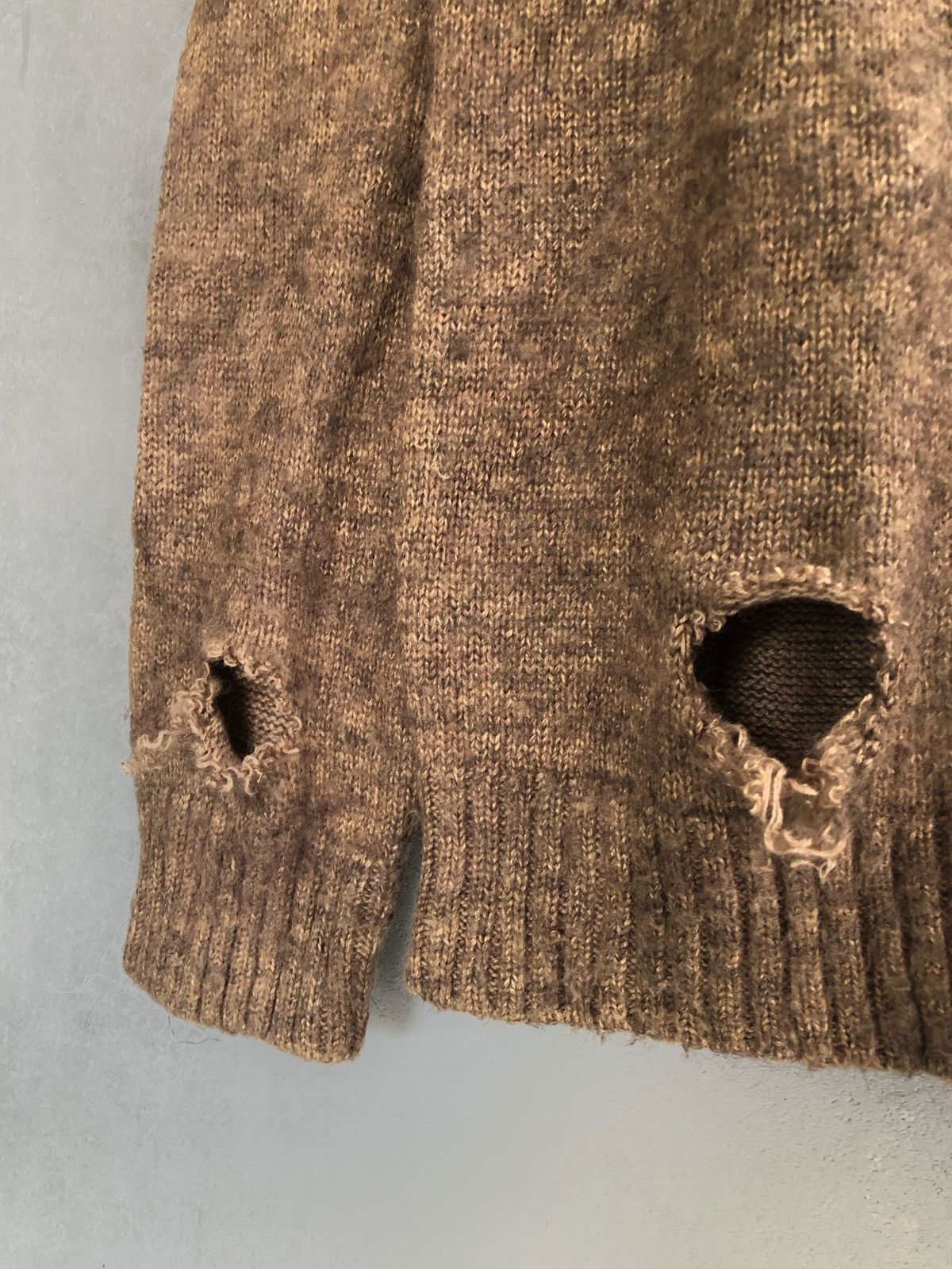 If Six Was Nine × Japanese Brand × Le Grande Bleu (L.G.B.) Distressed Bayflow Knitwear Brown Japan Style Size US M / EU 48-50 / 2 - 6 Thumbnail
