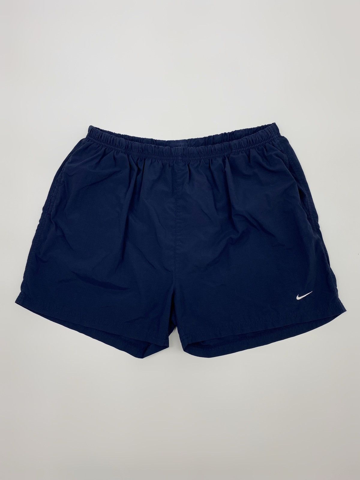Nike 2000’s Vintage Nike Mini Swoosh Logo Nylon Shorts Size XXL Size US 36 / EU 52 - 1 Thumbnail