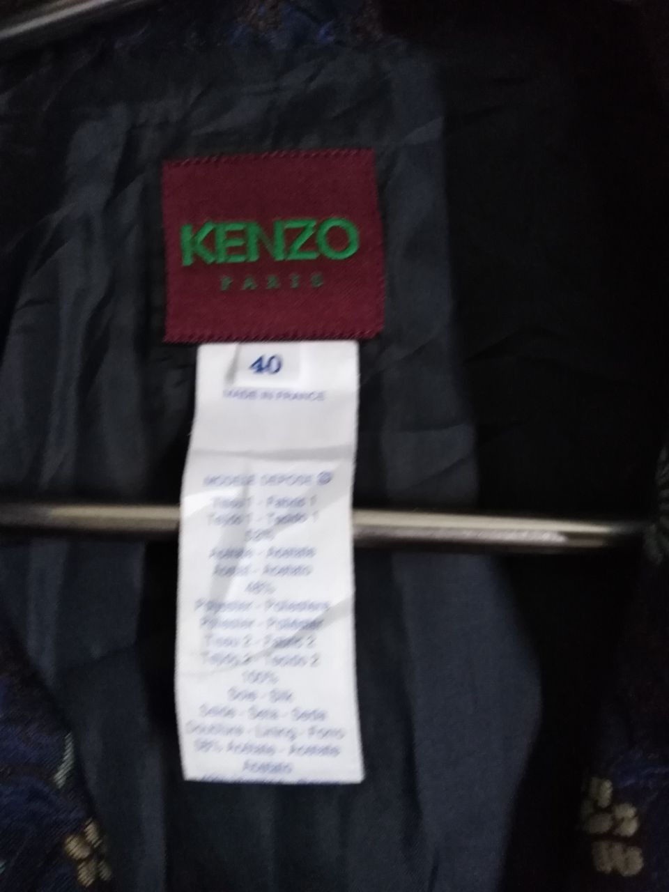 Kenzo RARE FLORAL DESIGN KENZO BLAZER Size 40R - 3 Thumbnail