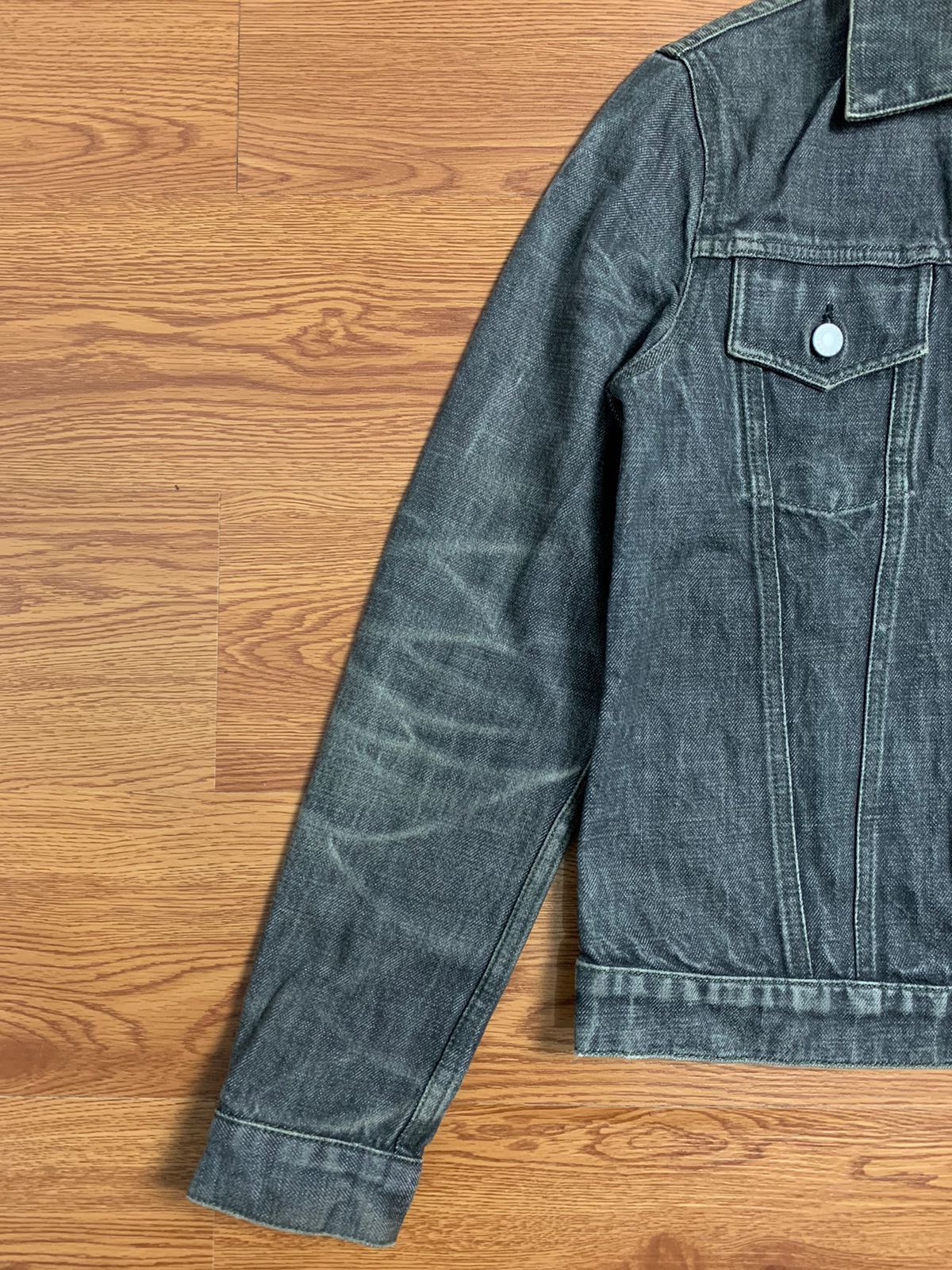 Helmut Lang 1999 Helmut Lang 2 Pocket Grey Washed Denim Jacket Size US S / EU 44-46 / 1 - 2 Thumbnail