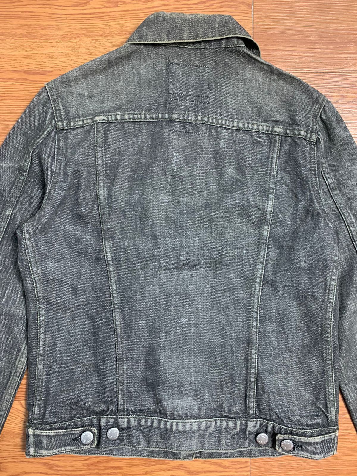 Helmut Lang 1999 Helmut Lang 2 Pocket Grey Washed Denim Jacket Size US S / EU 44-46 / 1 - 7 Thumbnail