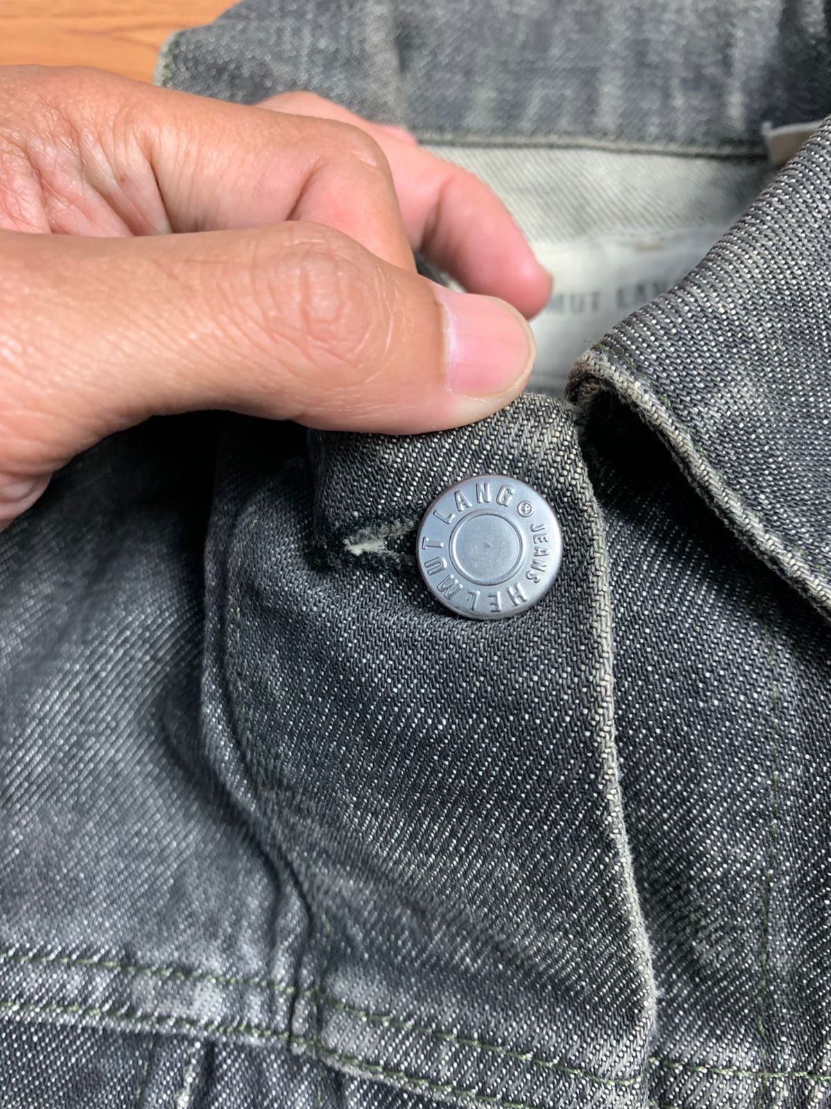 Helmut Lang 1999 Helmut Lang 2 Pocket Grey Washed Denim Jacket Size US S / EU 44-46 / 1 - 9 Thumbnail