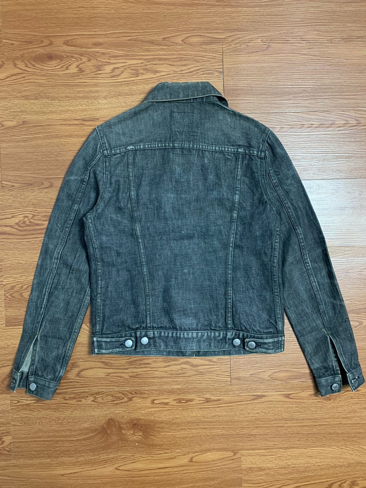 Helmut Lang 1999 Helmut Lang 2 Pocket Grey Washed Denim Jacket Size US S / EU 44-46 / 1 - 5 Thumbnail