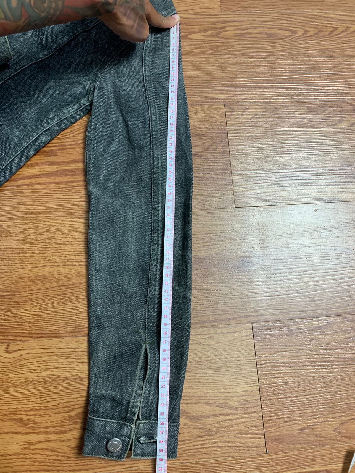Helmut Lang 1999 Helmut Lang 2 Pocket Grey Washed Denim Jacket Size US S / EU 44-46 / 1 - 16 Thumbnail
