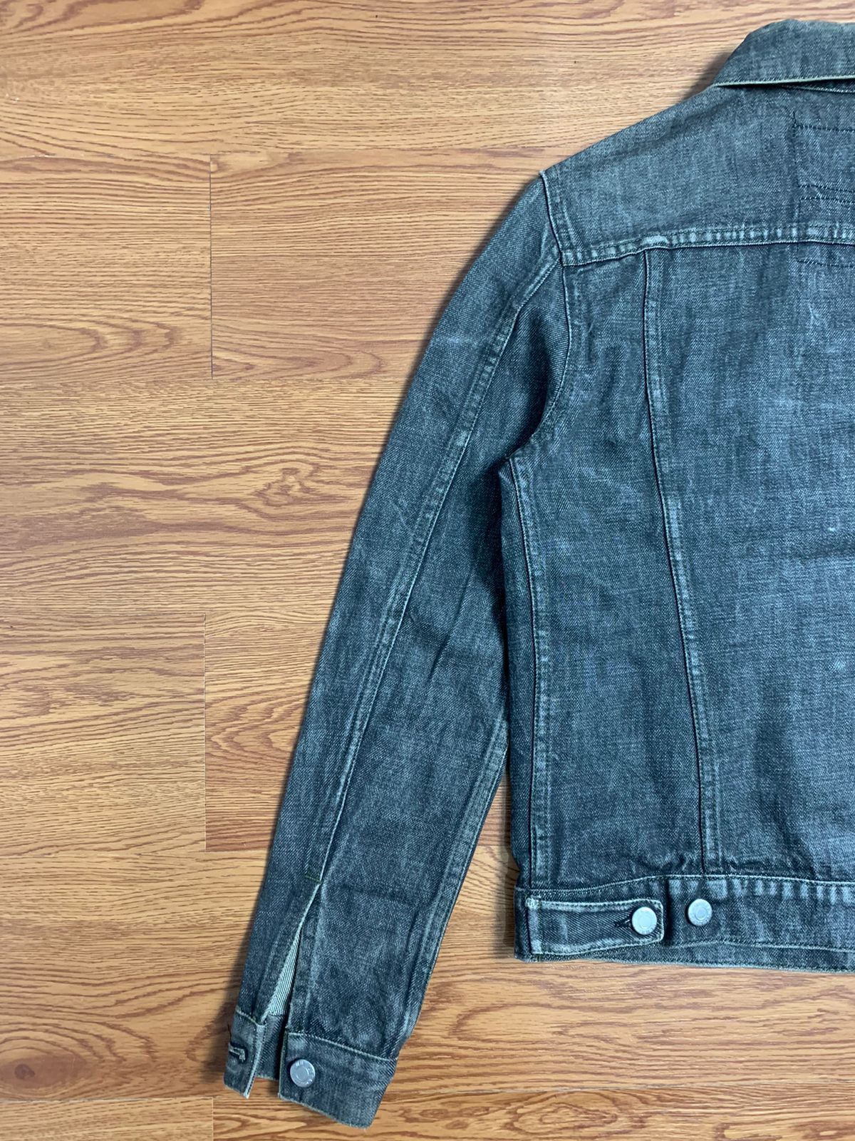 Helmut Lang 1999 Helmut Lang 2 Pocket Grey Washed Denim Jacket Size US S / EU 44-46 / 1 - 6 Thumbnail