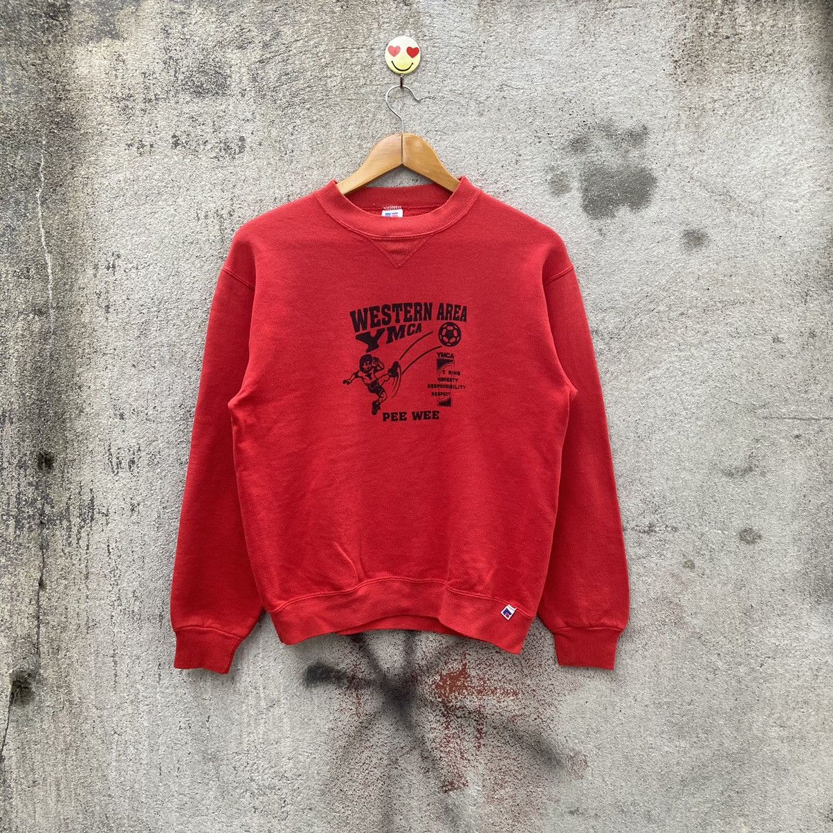 Vintage Vintage 90s YMCA western area sweatshirt Size US M / EU 48-50 / 2 - 1 Thumbnail