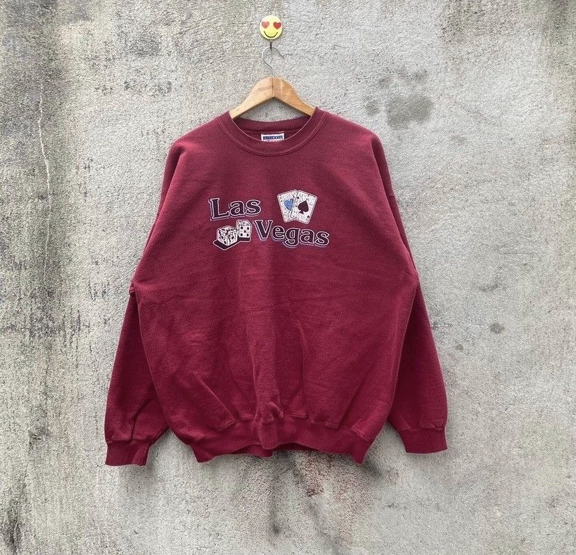 Vintage Vintage 90s las vegas casino sweatshirt Size US XXL / EU 58 / 5 - 1 Thumbnail