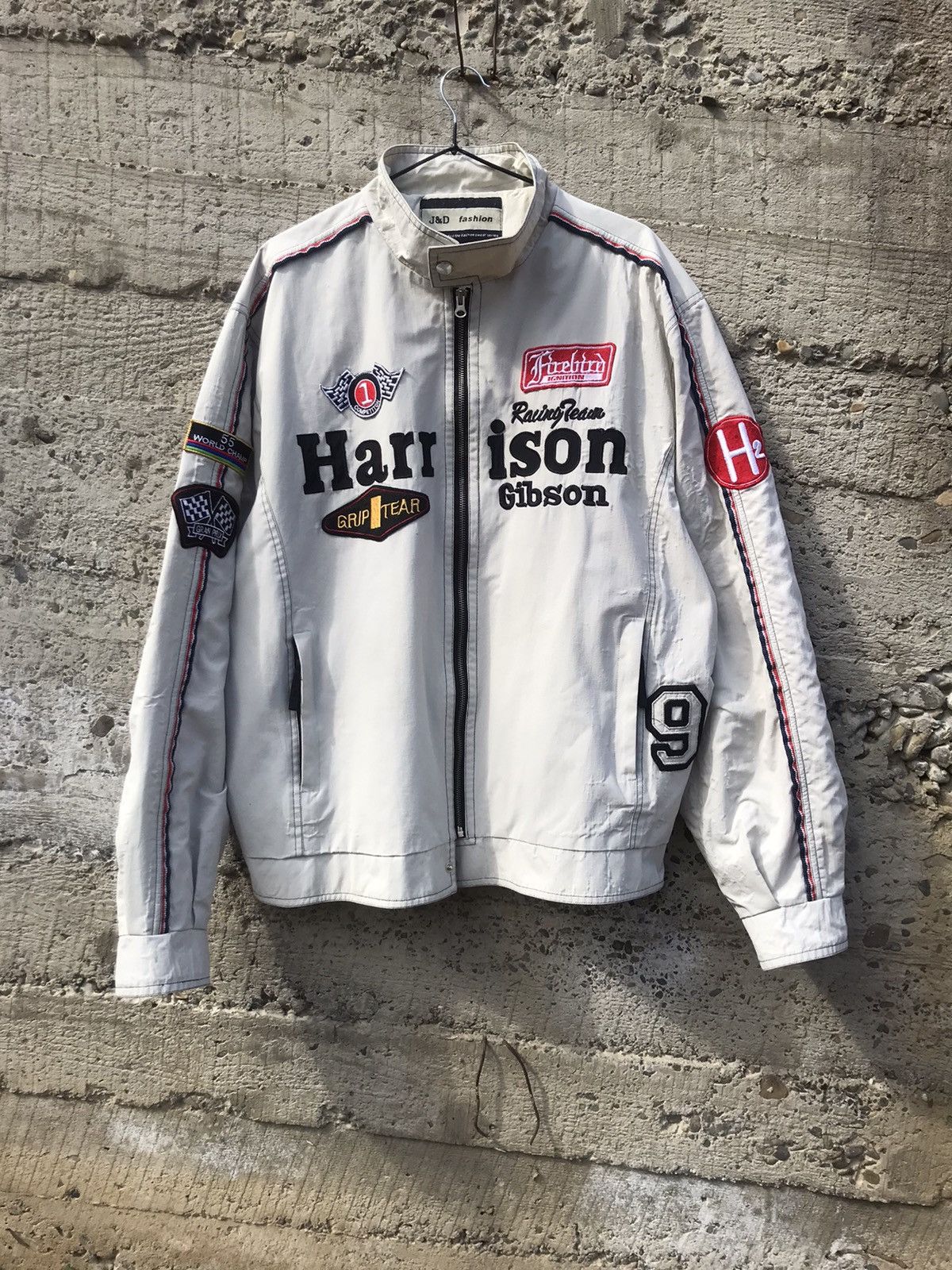Streetwear × Vintage Harrison Gibson Racing jacket | Grailed