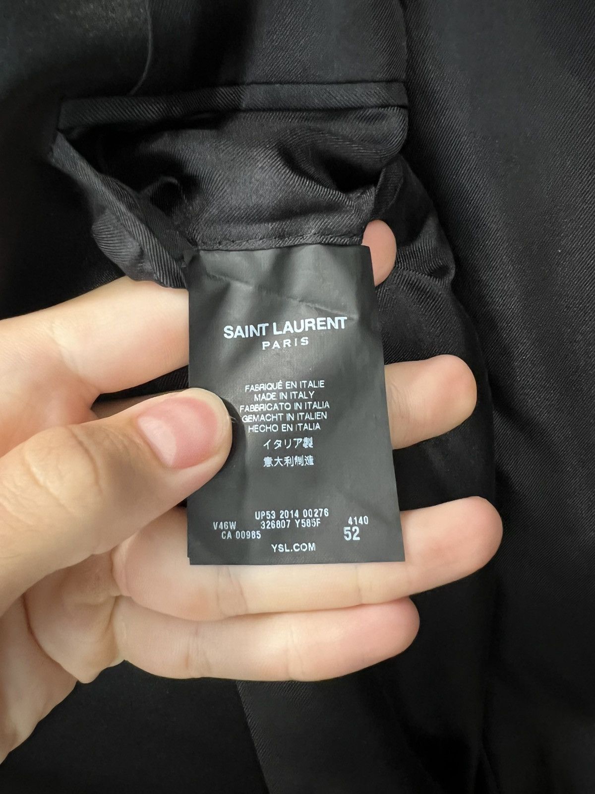 Saint Laurent Paris Peaked lapel le smoking Size 52R - 5 Thumbnail