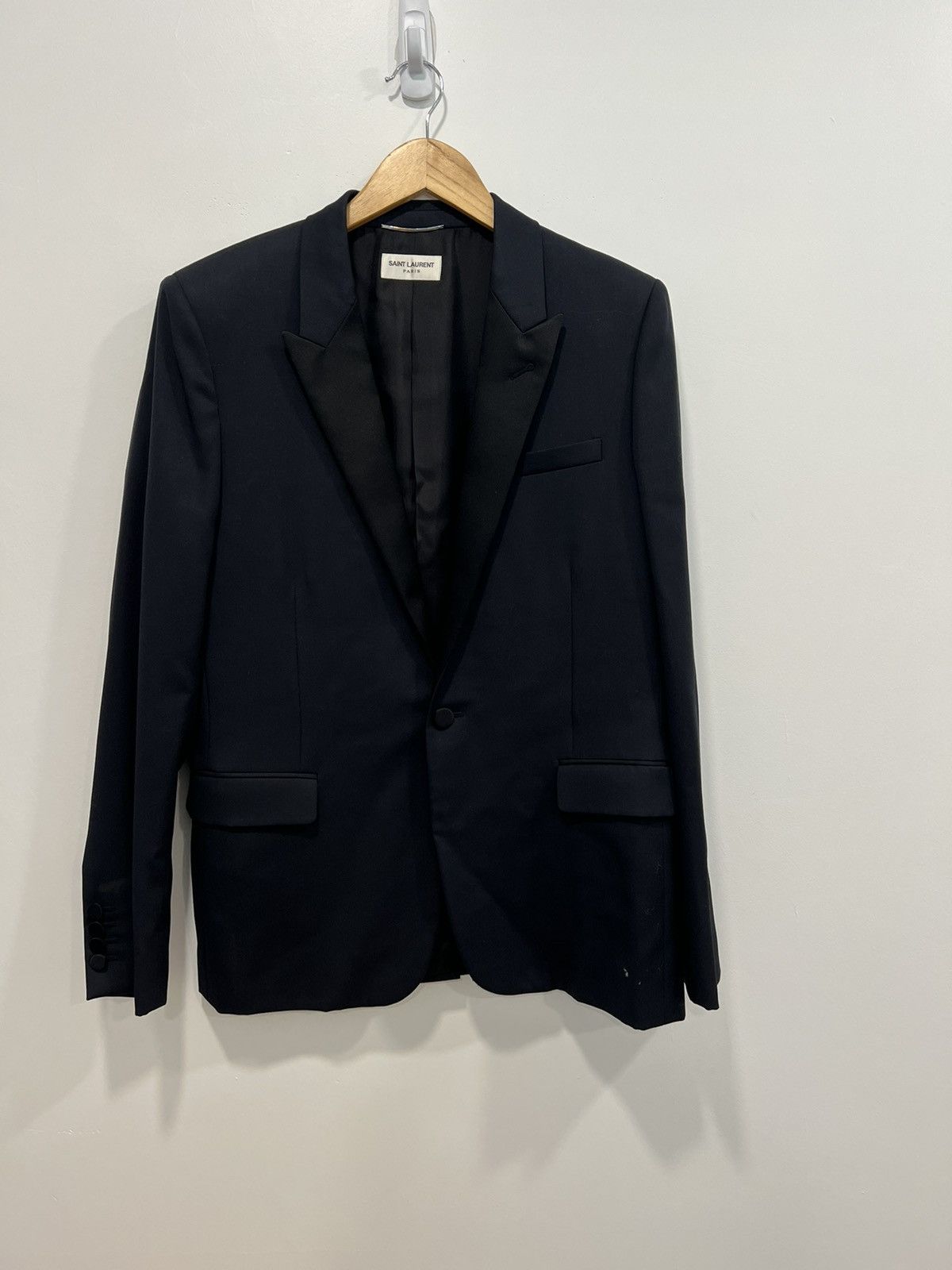 Saint Laurent Paris Peaked lapel le smoking Size 52R - 1 Thumbnail