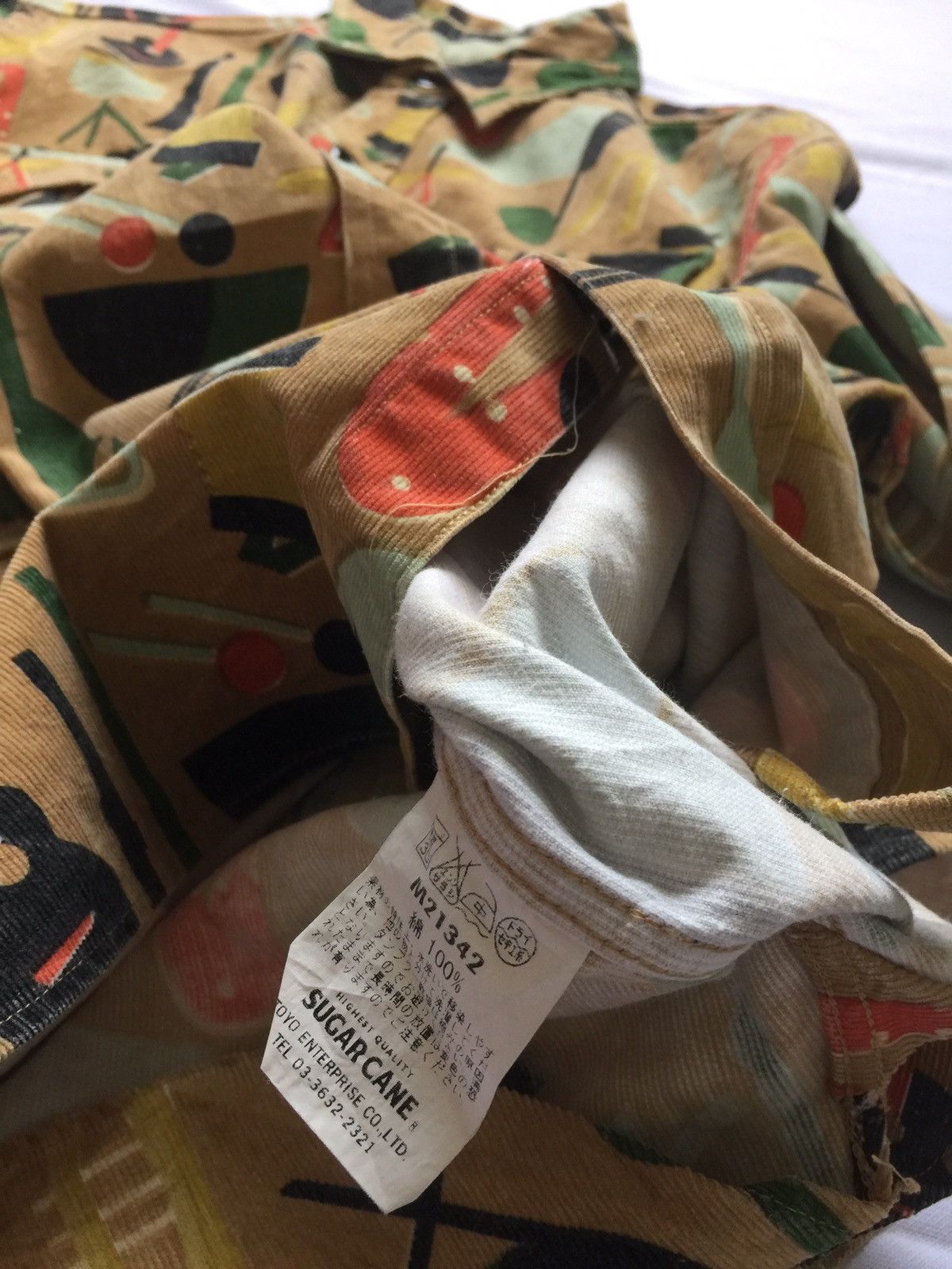 Sugar Cane Sugar Cane by Toyo Enterprise Corduroy Floral Motif Size US M / EU 48-50 / 2 - 12 Thumbnail