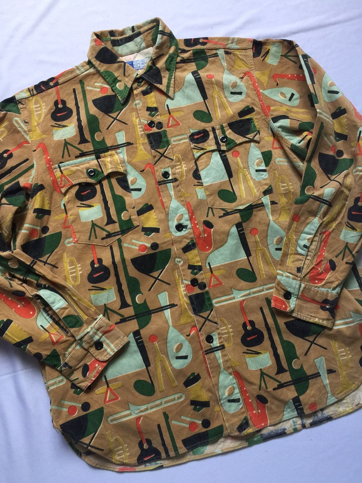 Sugar Cane Sugar Cane by Toyo Enterprise Corduroy Floral Motif Size US M / EU 48-50 / 2 - 6 Thumbnail