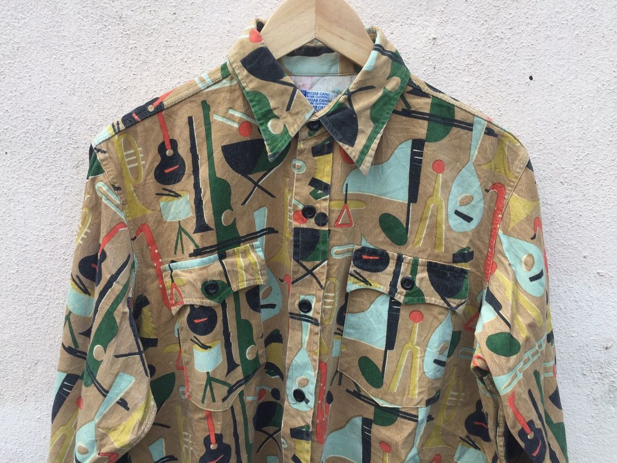 Sugar Cane Sugar Cane by Toyo Enterprise Corduroy Floral Motif Size US M / EU 48-50 / 2 - 2 Thumbnail