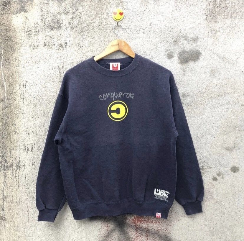 Vintage Vintage conqueror CQR sweatshirt streetwear hiphop Size US M / EU 48-50 / 2 - 1 Thumbnail