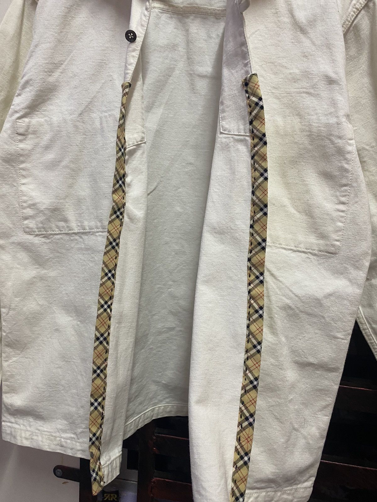 Japanese Brand Vintage Distressed 45rpm X Nova Check Sashiko Custom Jacket Size US L / EU 52-54 / 3 - 13 Thumbnail