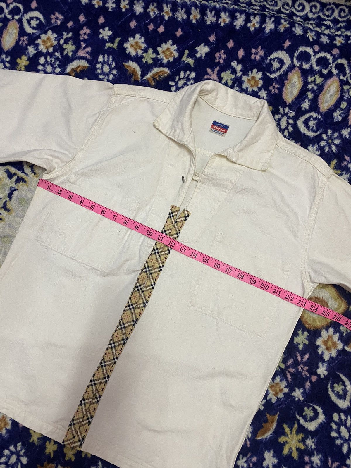 Japanese Brand Vintage Distressed 45rpm X Nova Check Sashiko Custom Jacket Size US L / EU 52-54 / 3 - 19 Thumbnail