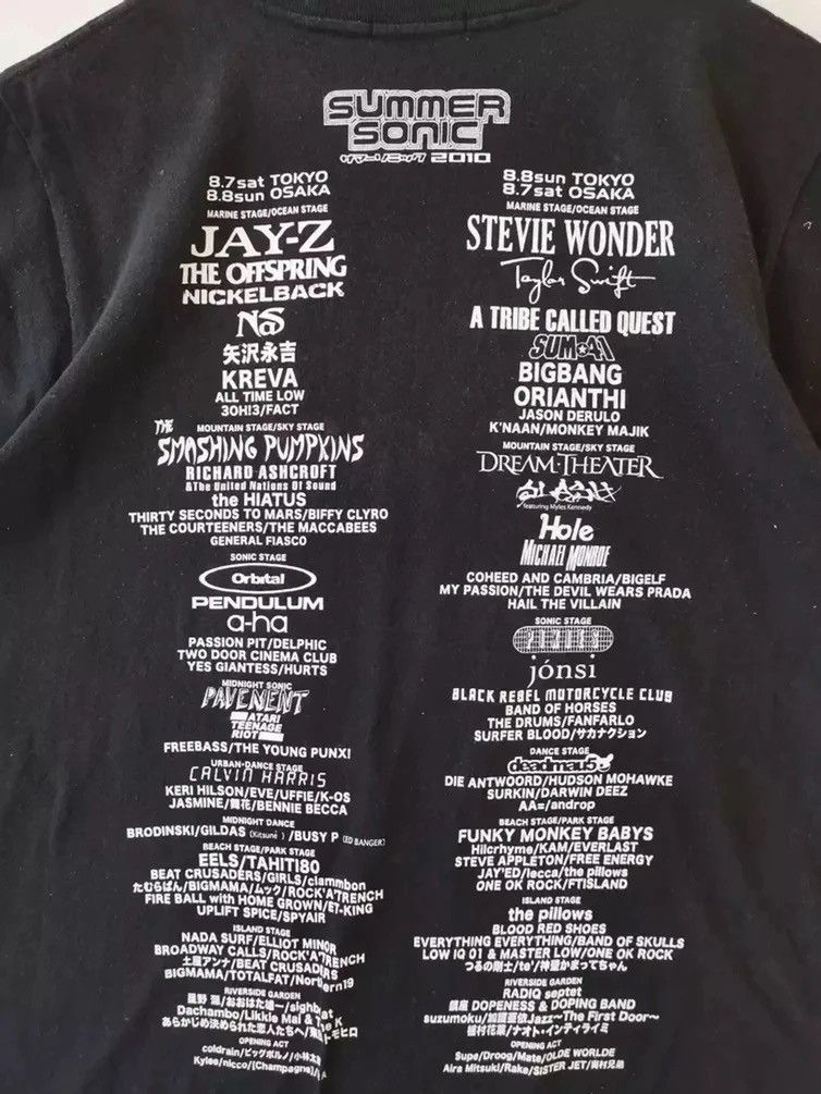 Band Tees Summer sonic rock concert tour vintage shirt Size US M / EU 48-50 / 2 - 4 Thumbnail