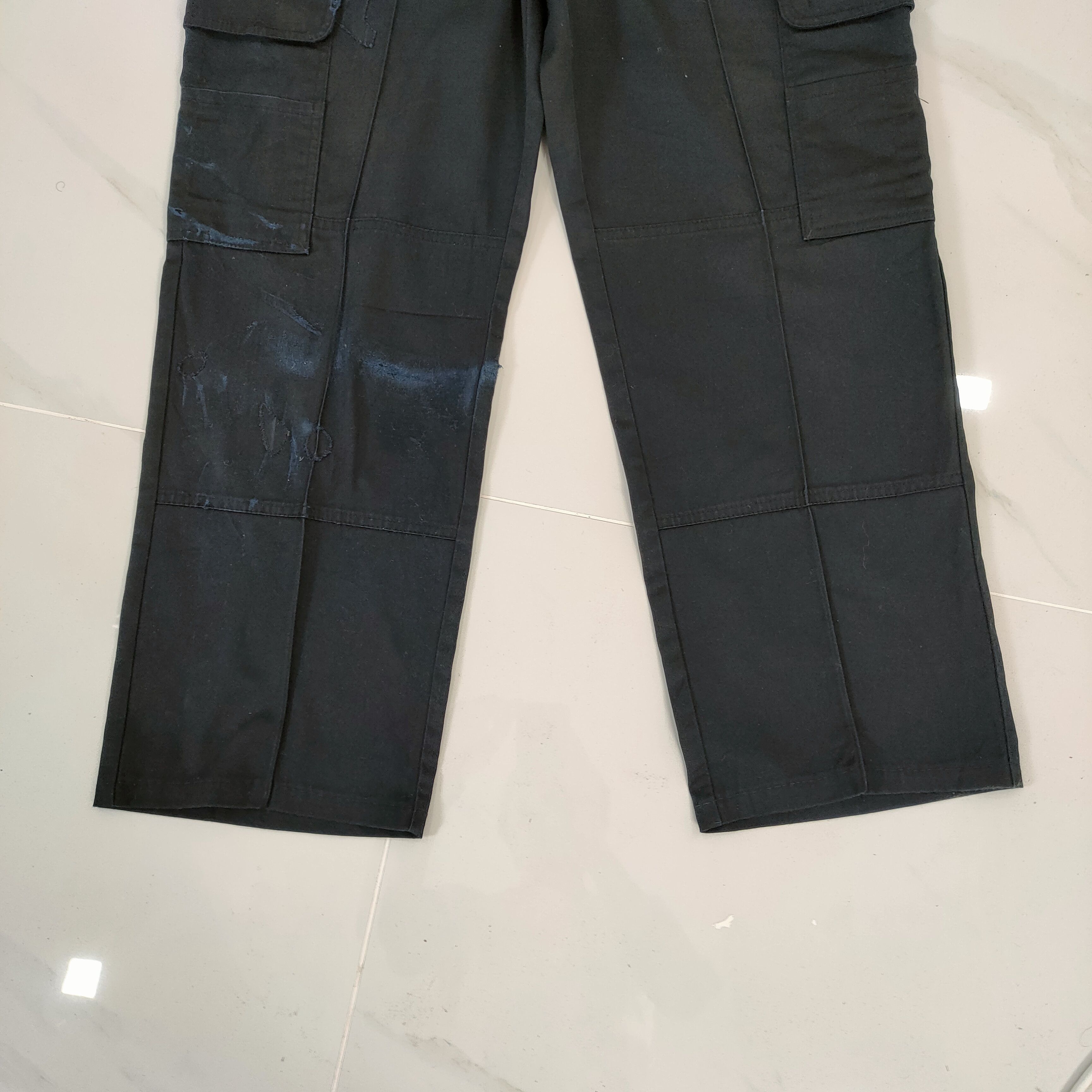 Japanese Brand DEMENSION MULTIPOCKET BLACK CARGO PANTS Size US 34 / EU 50 - 3 Thumbnail
