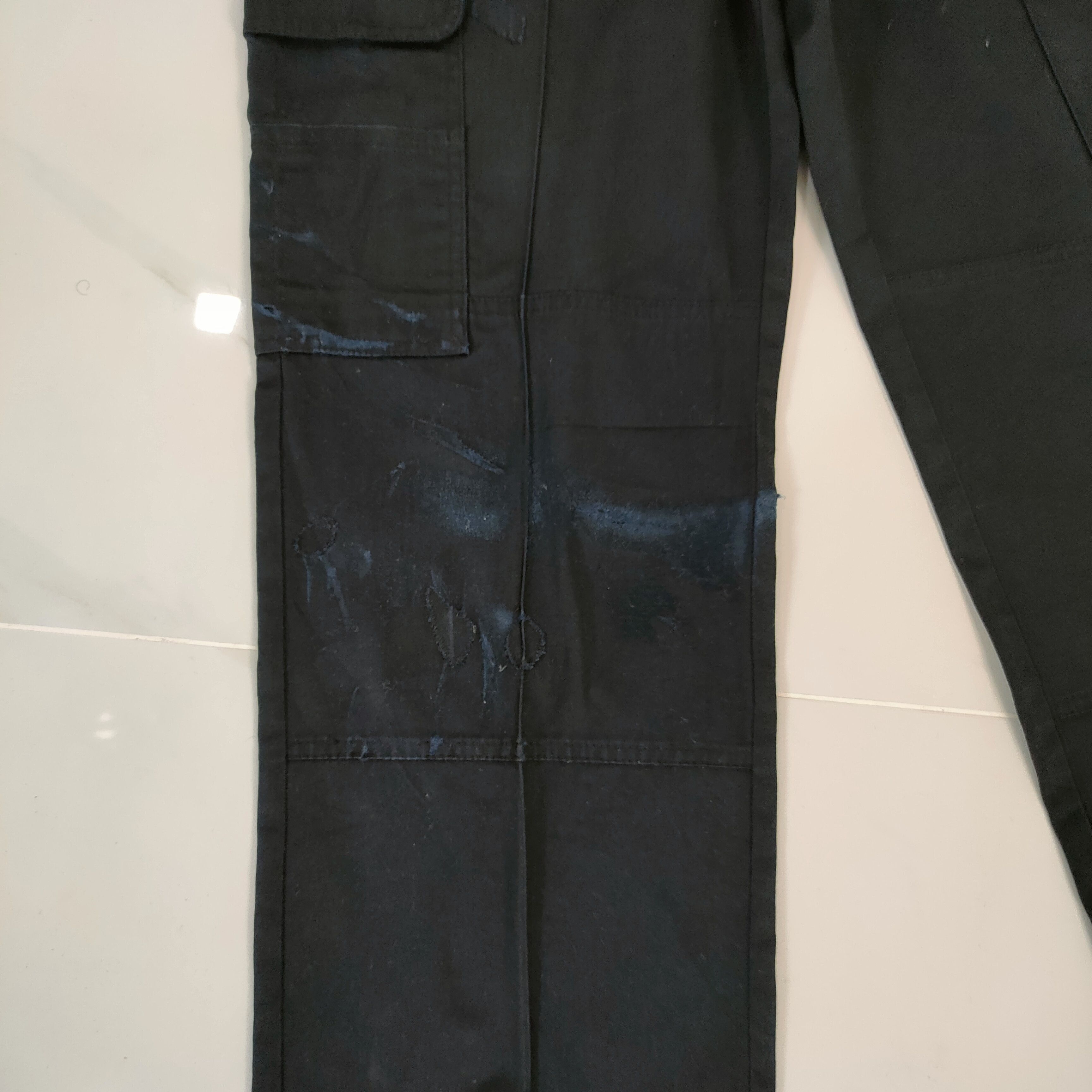 Japanese Brand DEMENSION MULTIPOCKET BLACK CARGO PANTS Size US 34 / EU 50 - 5 Thumbnail