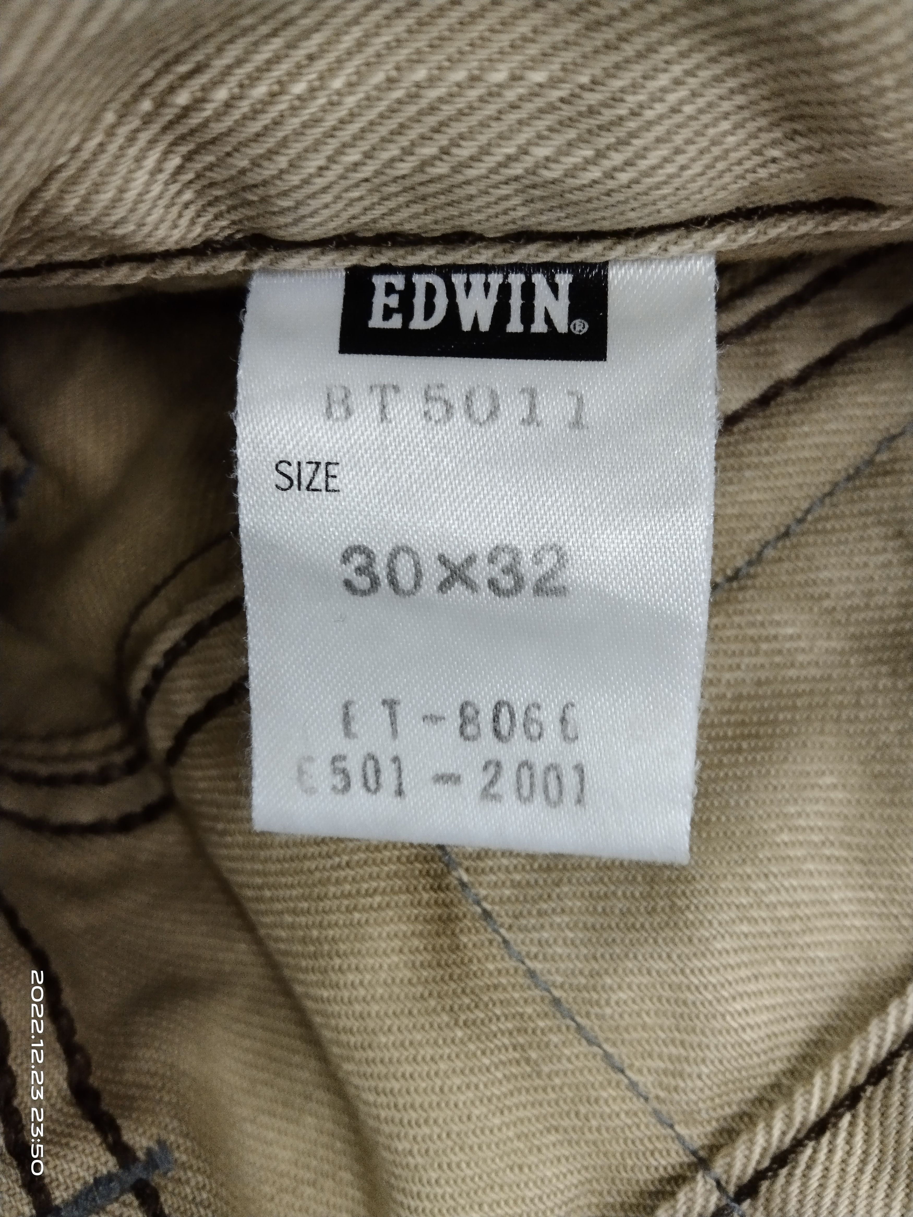 Edwin SUPER SICK EAT EYE'S EDWIN MADE IN JAPAN Size US 30 / EU 46 - 9 Thumbnail