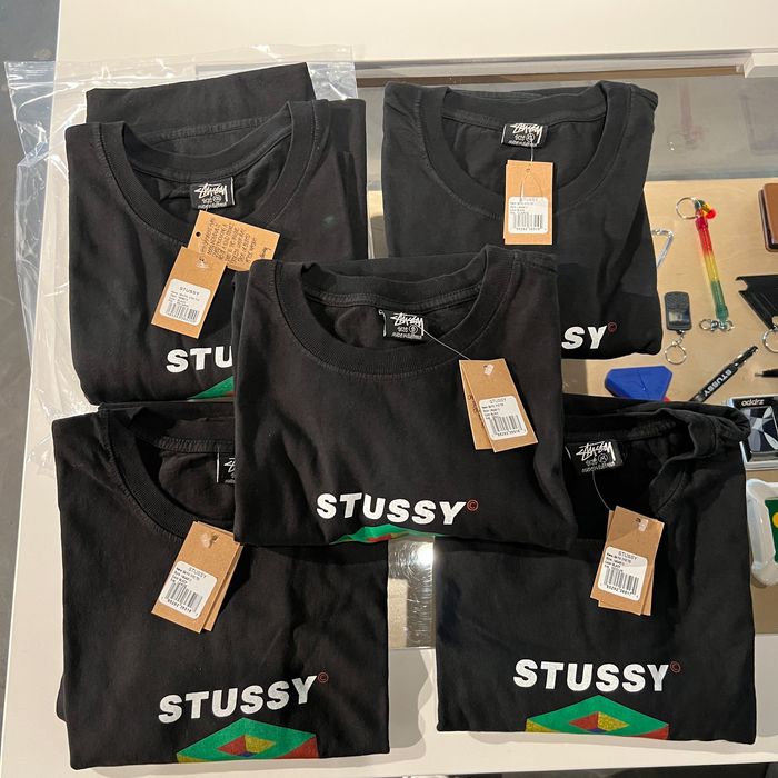 Stussy Stüssy S64 Pigment Dyed Tee Black • XL | Grailed