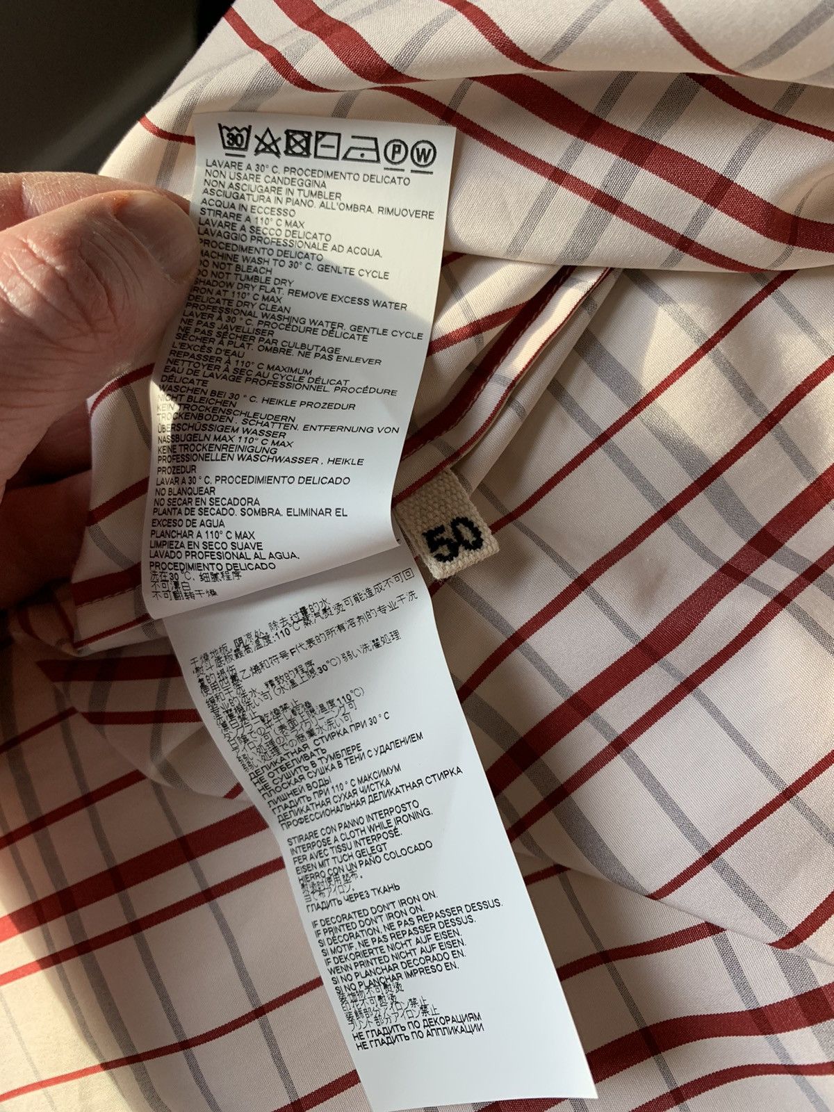 Marni $650+ runway FW18 oversized checked shirt, IT50, MI Italy Size US M / EU 48-50 / 2 - 18 Thumbnail