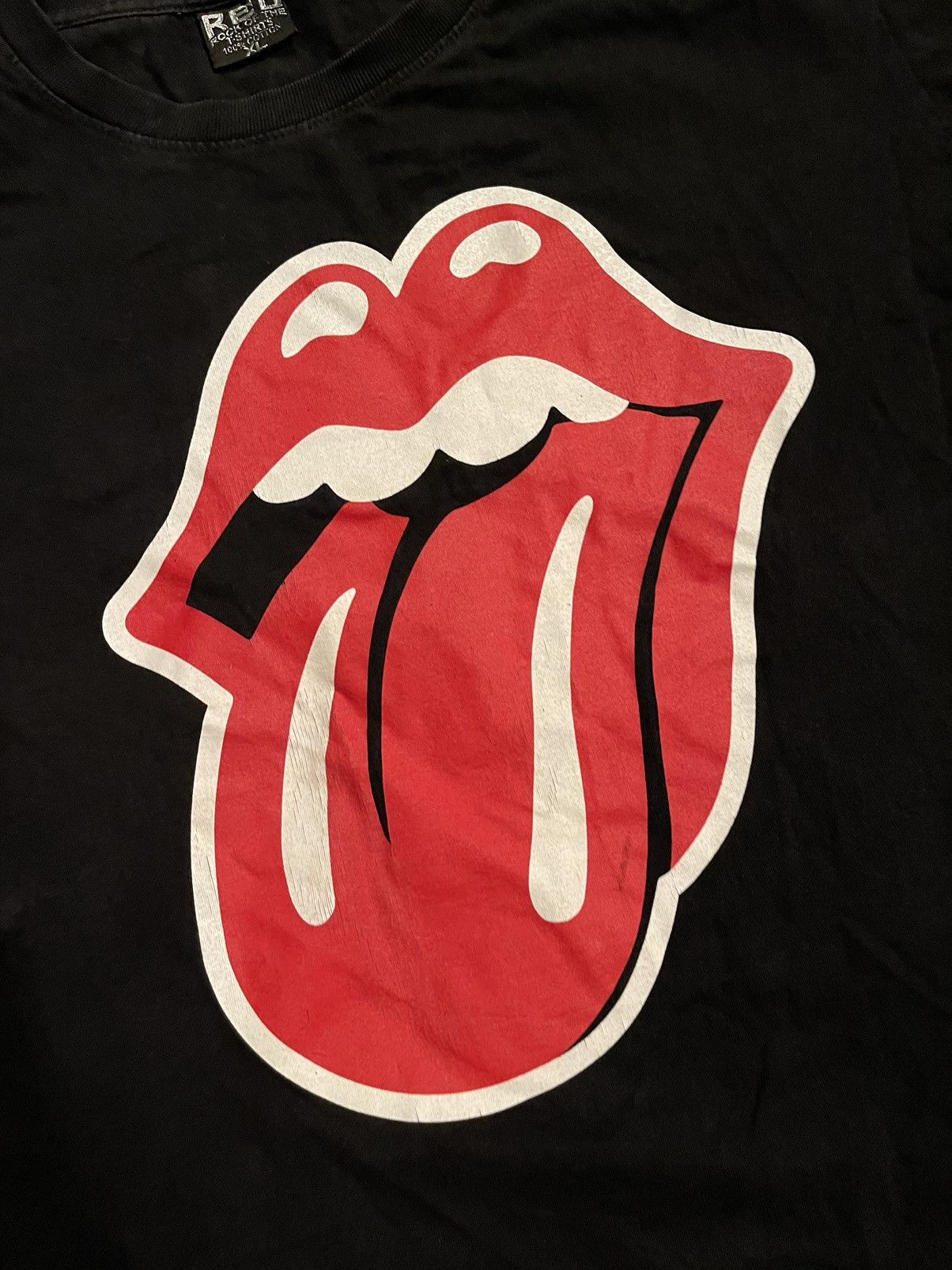Band Tees × The Rolling Stones × Vintage Rolling Stones 00s vintage iconic logo t-shirt Size US XL / EU 56 / 4 - 2 Thumbnail