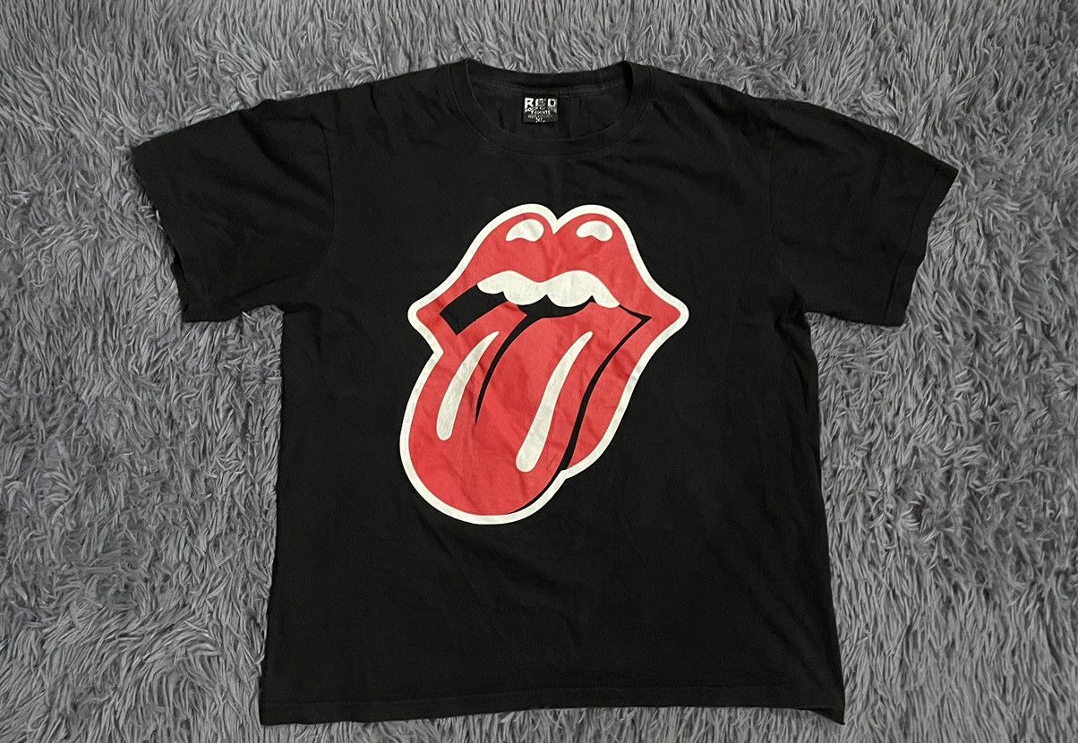 Band Tees × The Rolling Stones × Vintage Rolling Stones 00s vintage iconic logo t-shirt Size US XL / EU 56 / 4 - 1 Thumbnail