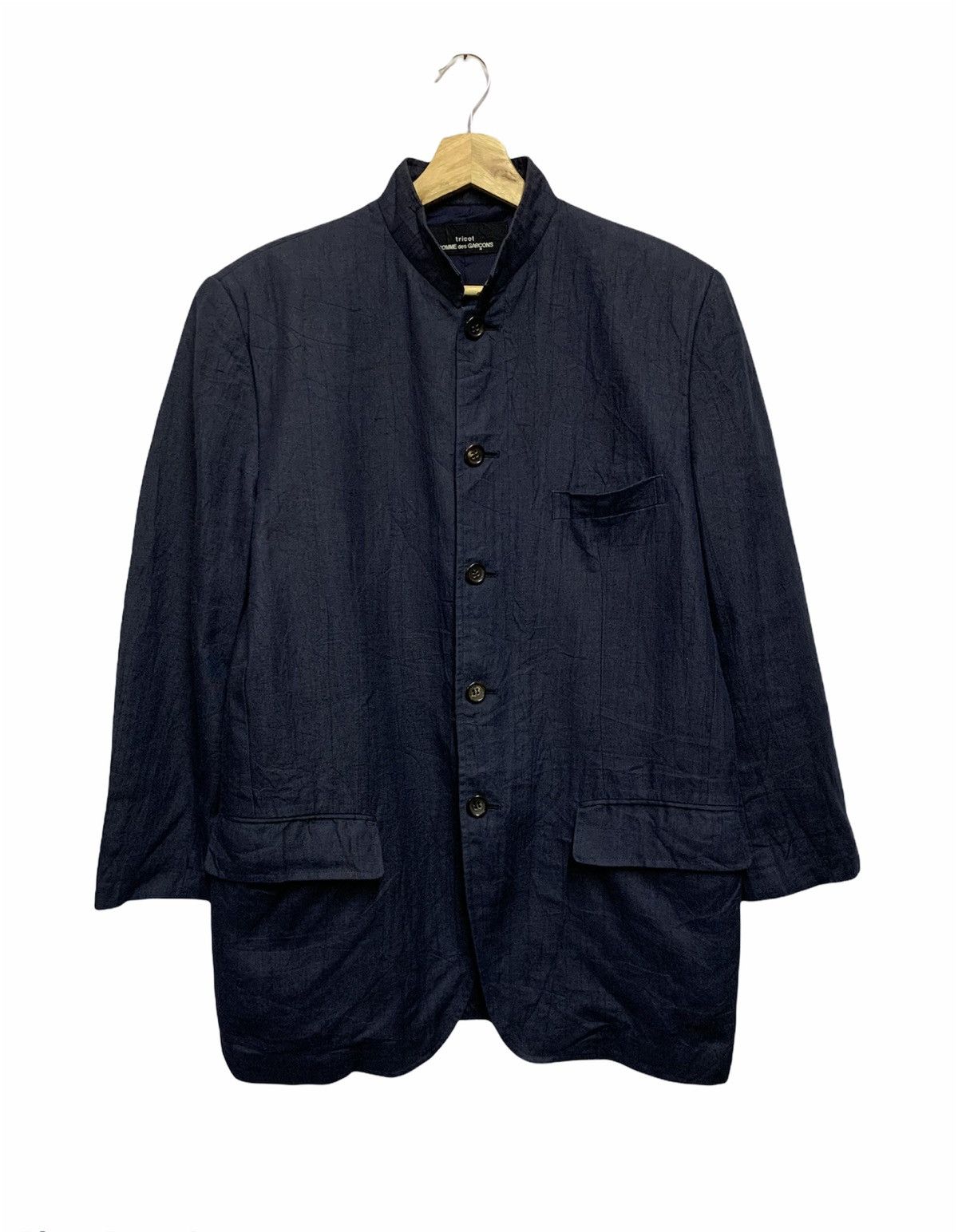 CDG by Comme des Garcons 🔥RARE CDG RAMIE JAPANESE BLUE TRADITIONAL STYLE JACKETS Size US M / EU 48-50 / 2 - 1 Thumbnail