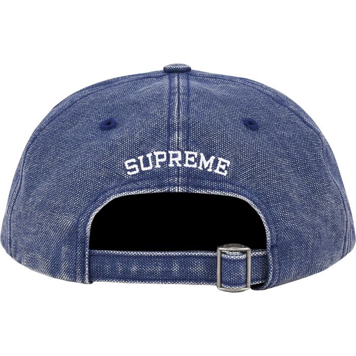 Supreme Supreme Pigment Canvas S Logo 6-Panel Navy | Grailed