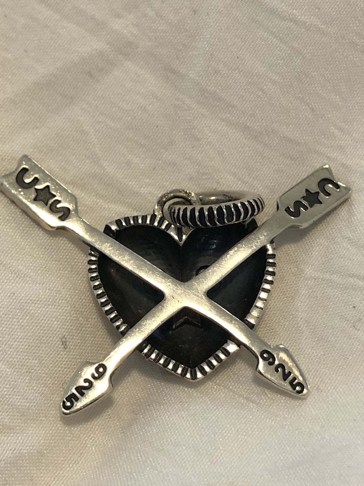Cody Sanderson Cody Sanderson Sheriff Star Pendant Heart & Arrows Necklace Size ONE SIZE - 4 Thumbnail