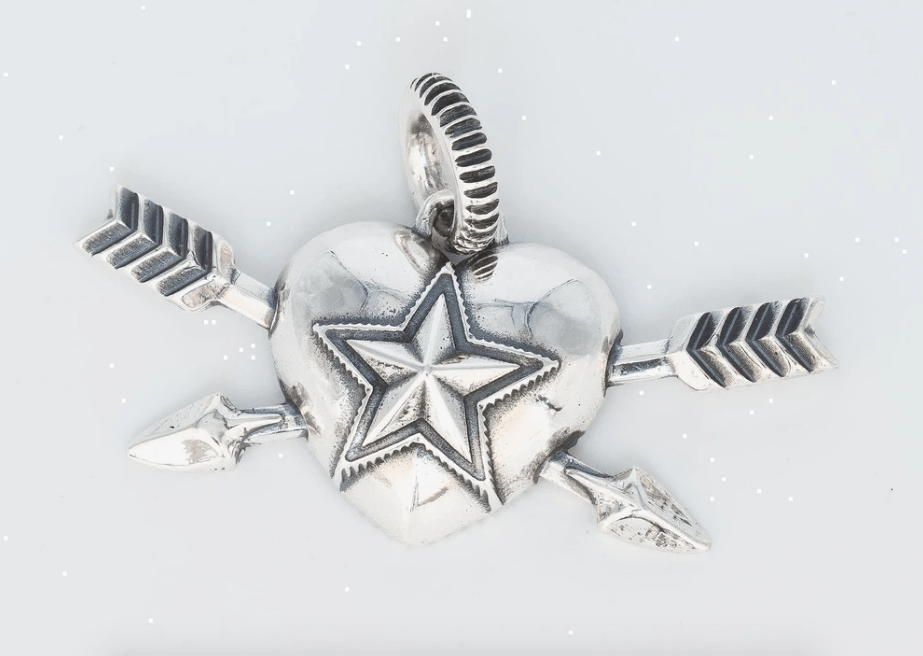 Cody Sanderson Cody Sanderson Sheriff Star Pendant Heart & Arrows Necklace Size ONE SIZE - 2 Thumbnail