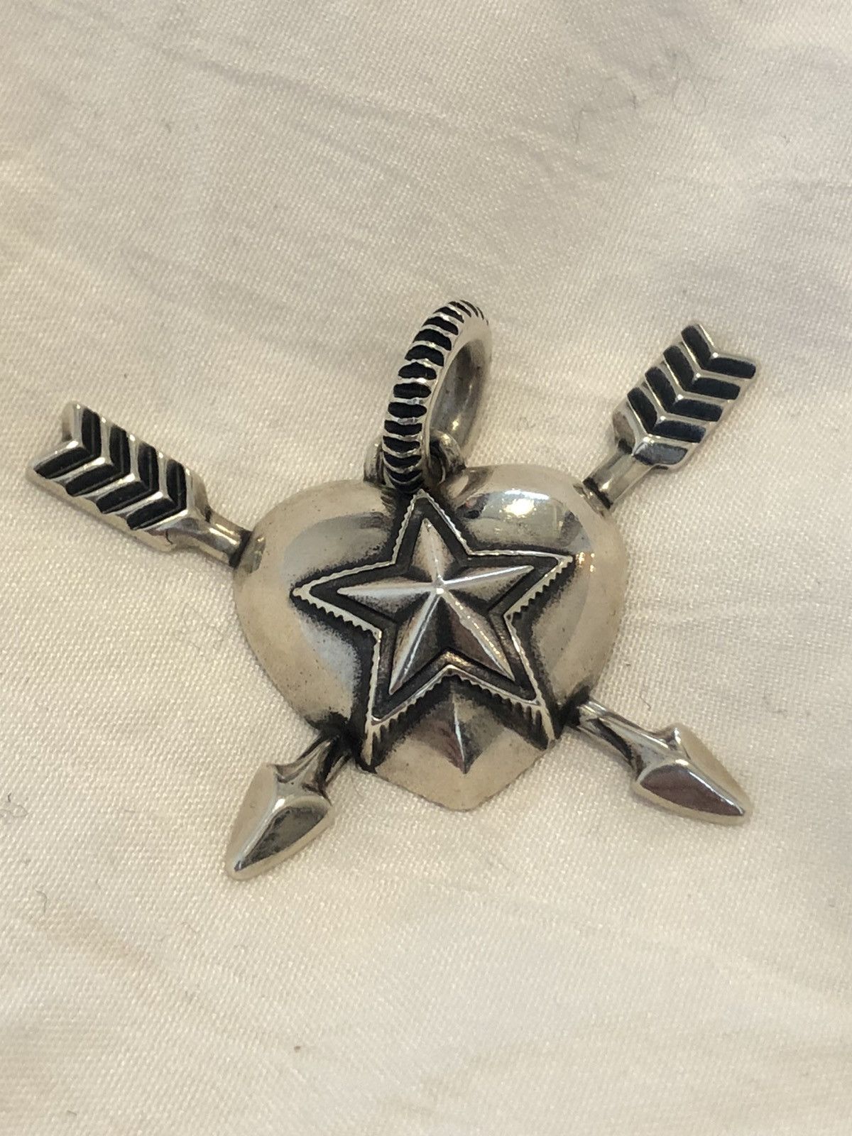 Cody Sanderson Cody Sanderson Sheriff Star Pendant Heart & Arrows Necklace Size ONE SIZE - 3 Thumbnail