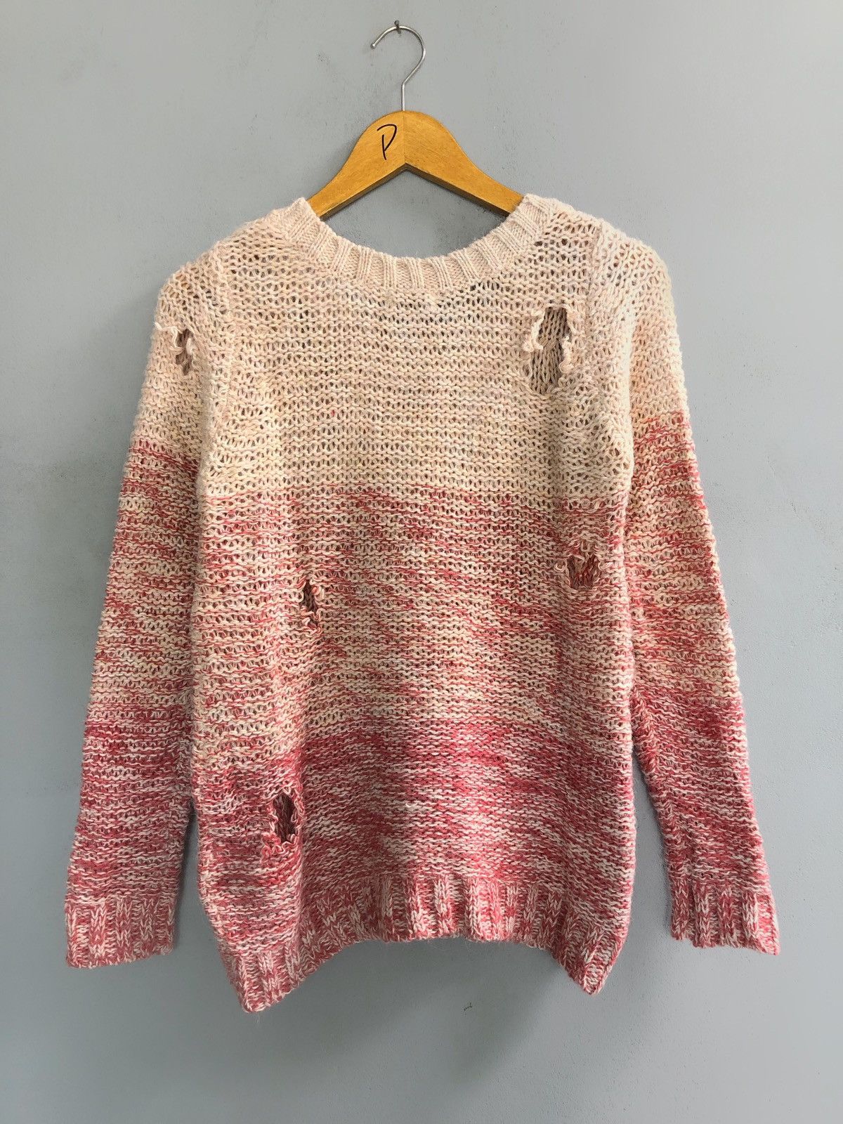 20471120 Japanese Brand Earth Distressed Grunge knitwear Japan style Size US M / EU 48-50 / 2 - 4 Thumbnail